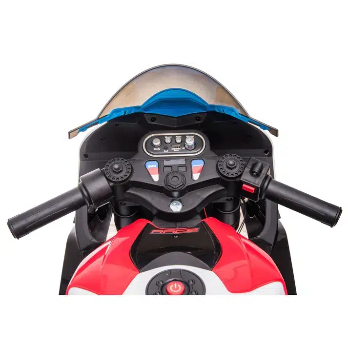 Лицензиран Акумулаторен Мотор BMW HP4, 90W, 12V/7Ah, EVA гуми - Image 6