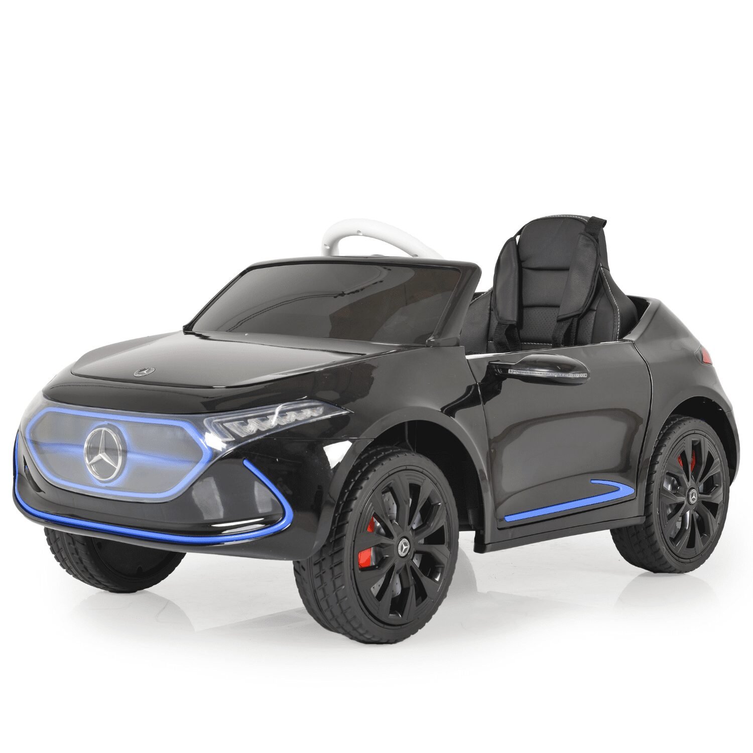 Лицензиран Aкумулаторен Джип Mercedes-Benz EQA, 12V7AH, R/C 2.4G, EVA гуми - Image 10