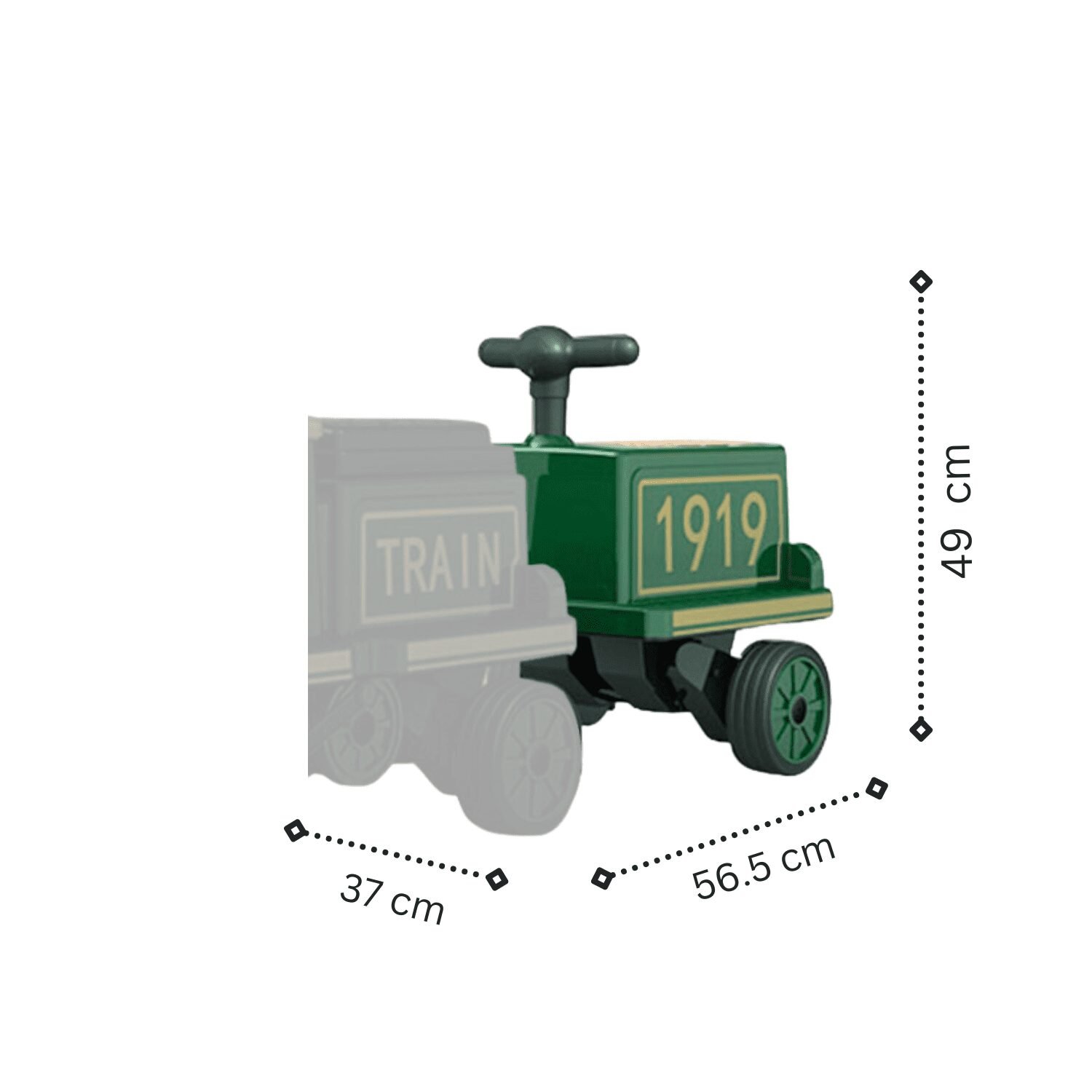 Акумулаторен влак с вагон SX1919, 12V/7Ah, 180W, EVA гуми - Image 22