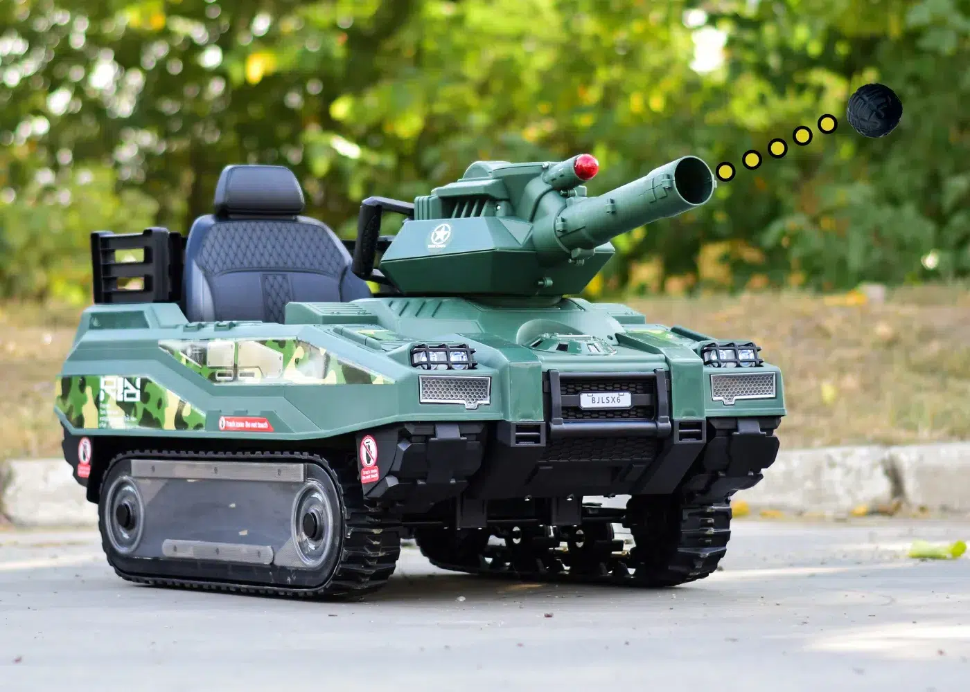 Детски Акумулаторен Танк Commander, 240W, 24V/12Ah, R/C 2.4 - Image 4