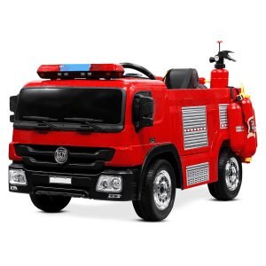 Детски Акумулаторен Камион - Пожарна, 90W, 12V7AH, R/C 2.4C