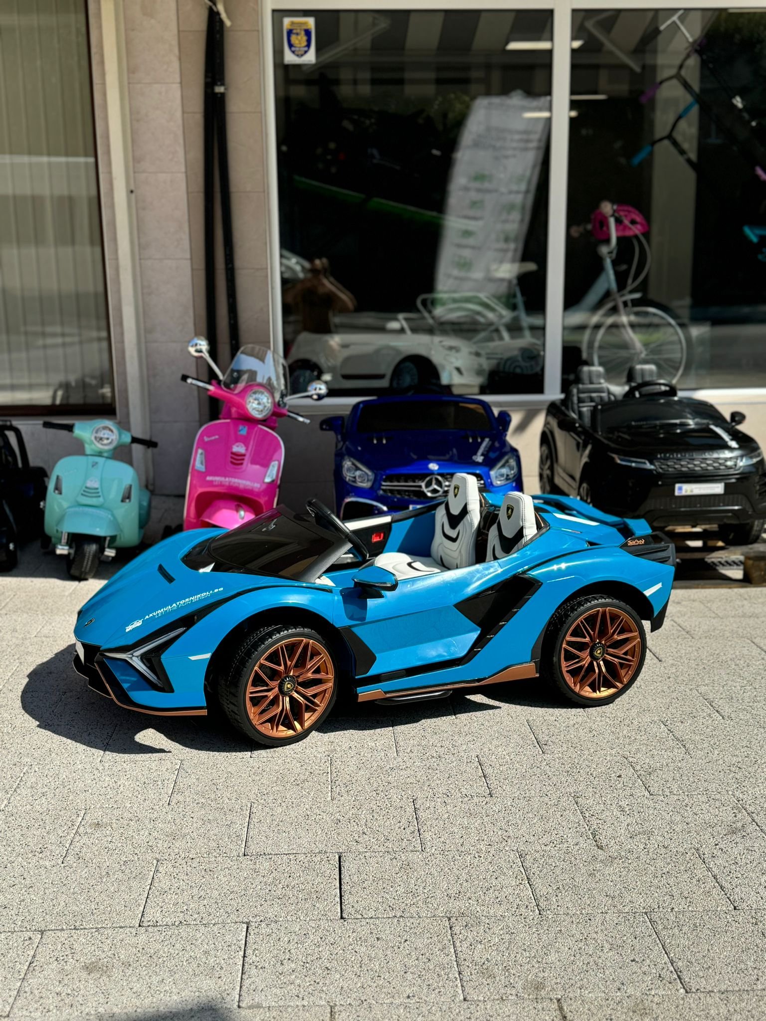 Лицензирана Акумулаторна Кола Lamborghini Sian, 4х4, 400W, 24V/9Ah - Image 3