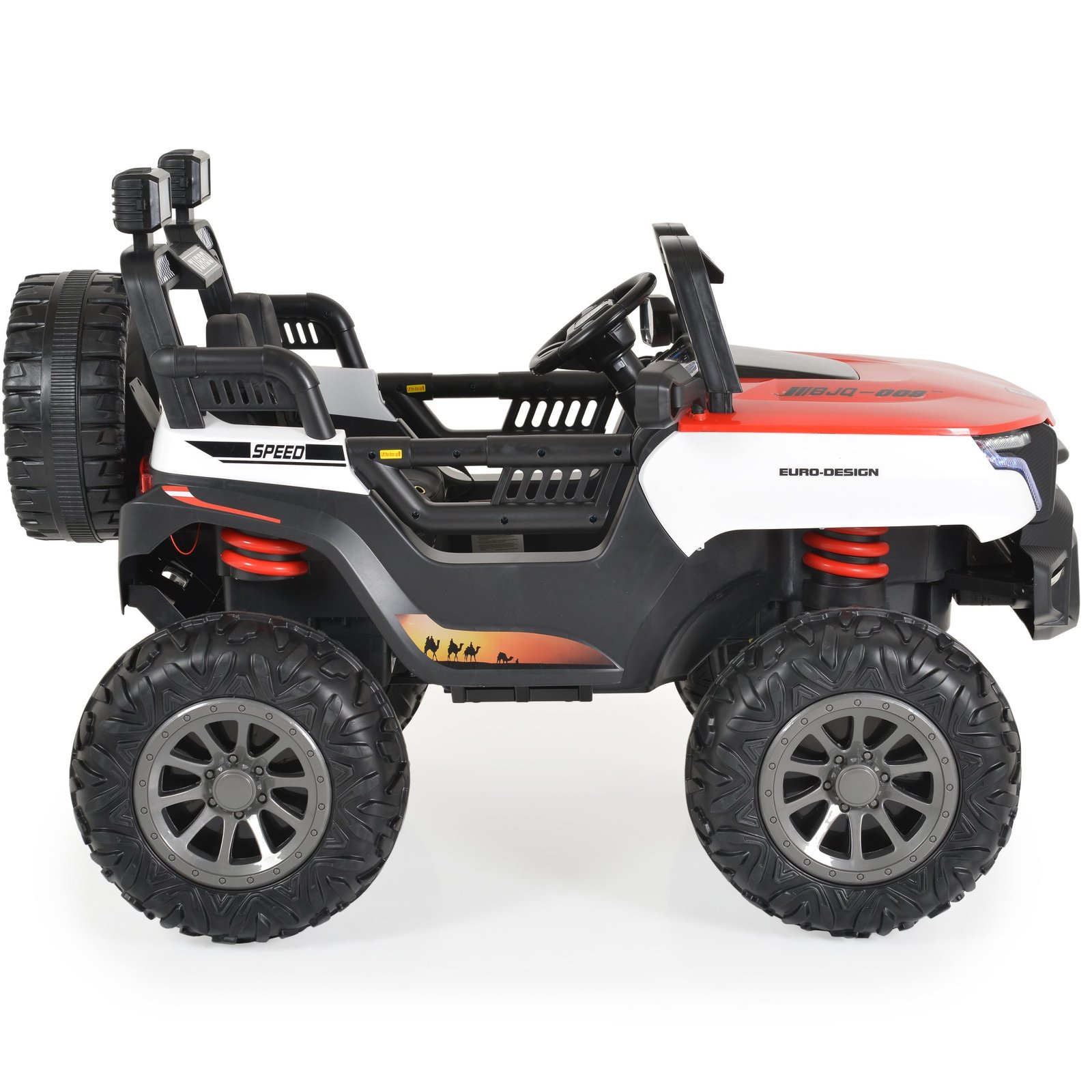 Детски Акумулаторен Джип Turbo, 4x4, 12V/7Ah, EVA гуми, R/C 2,4G - Image 4