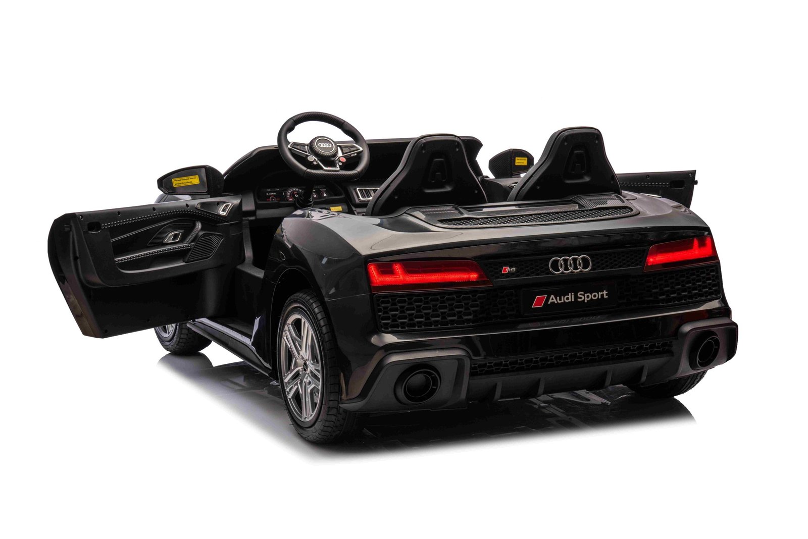 Лицензирана Акумулаторна Кола Audi R8 Premium, 200W, 24V/14Ah, Помпещи гуми - Image 13