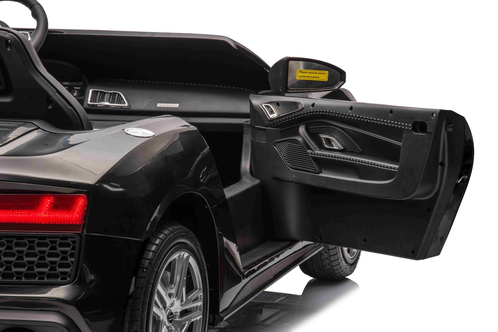 Лицензирана Акумулаторна Кола Audi R8 Premium, 200W, 24V/14Ah, Помпещи гуми - Image 15