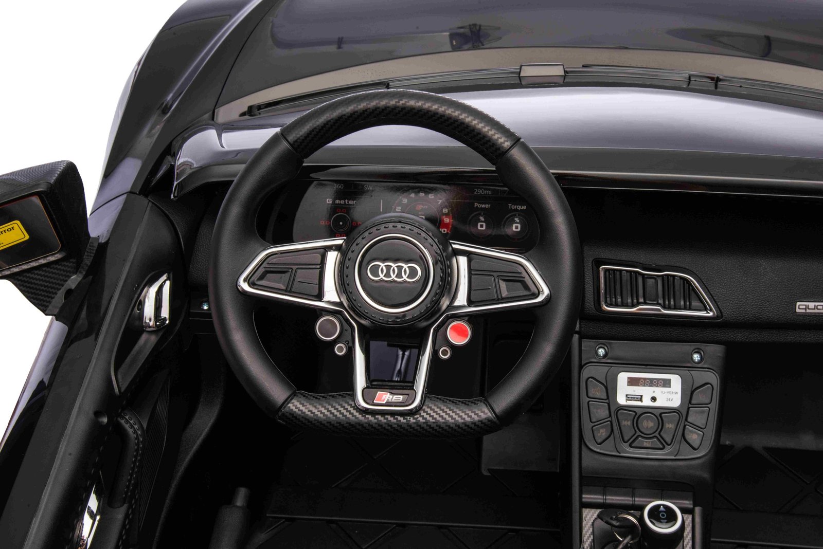 Лицензирана Акумулаторна Кола Audi R8 Premium, 200W, 24V/14Ah, Помпещи гуми - Image 22