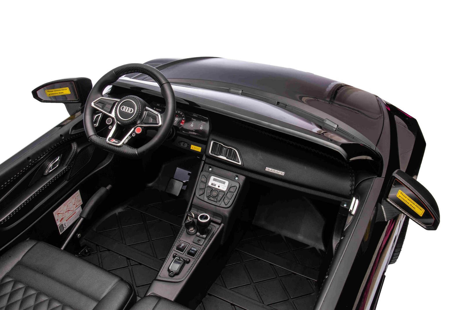Лицензирана Акумулаторна Кола Audi R8 Premium, 200W, 24V/14Ah, Помпещи гуми - Image 24