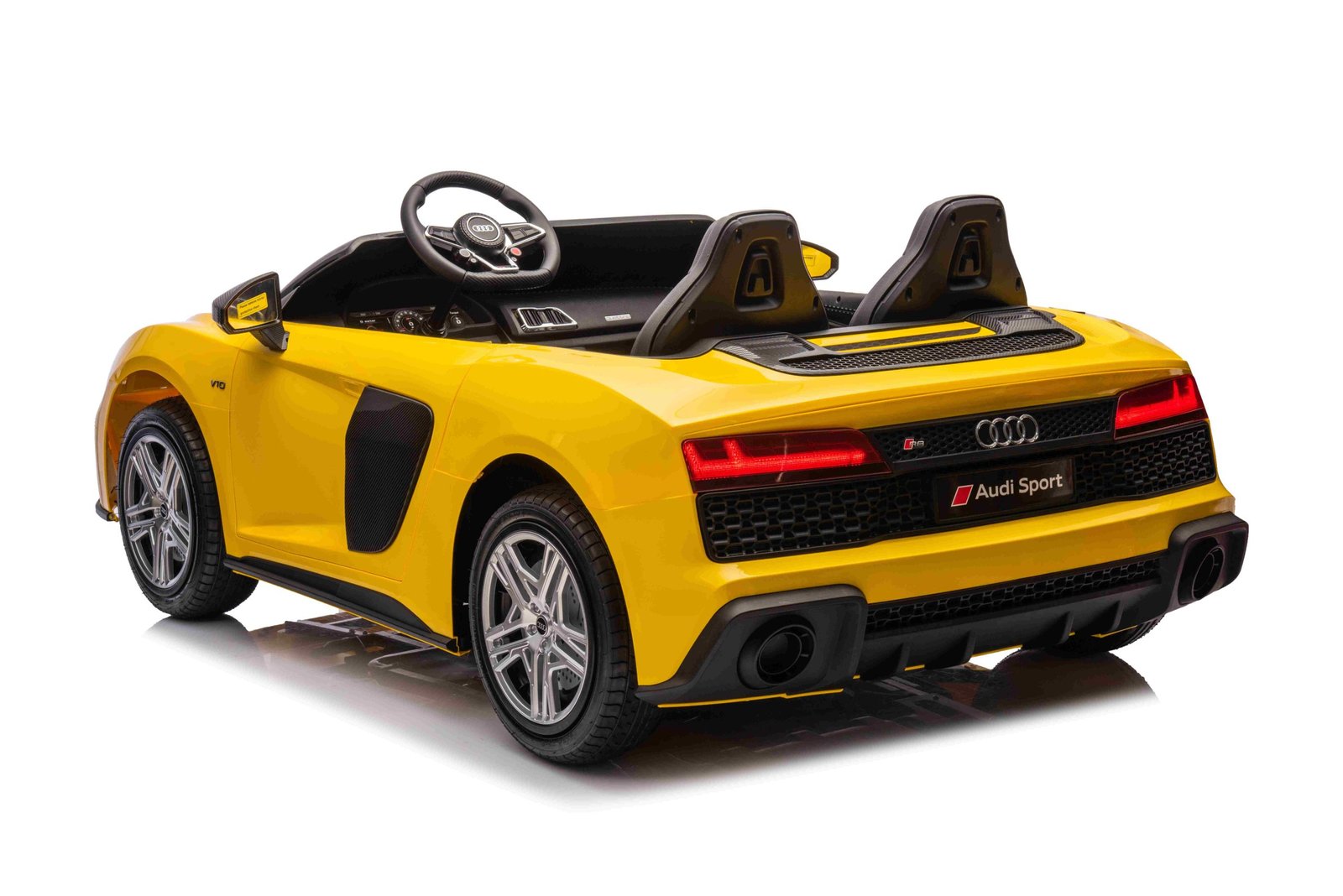 Лицензирана Акумулаторна Кола Audi R8 Premium, 200W, 24V/14Ah, Помпещи гуми - Image 7