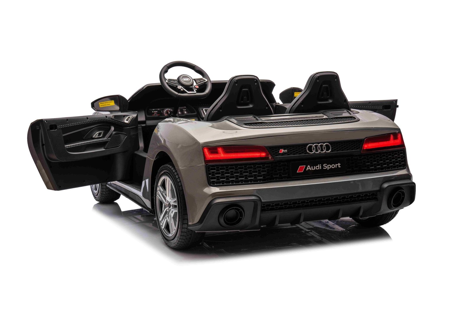 Лицензирана Акумулаторна Кола Audi R8 Premium, 200W, 24V/14Ah, Помпещи гуми - Image 11