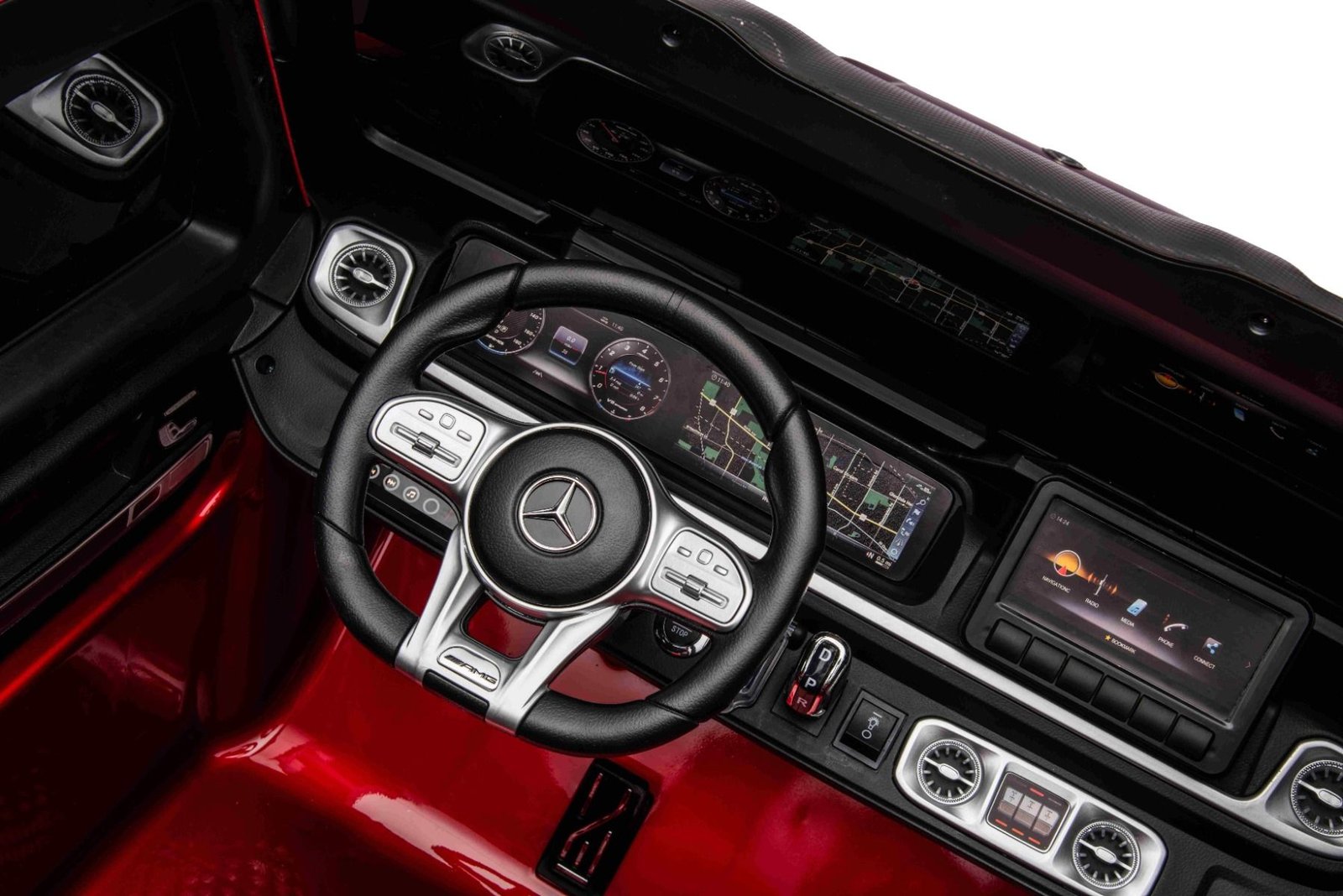 Лицензиран Акумулаторен Джип Mercedes Benz G63 AMG 2026, 4x4², Mp3, 800W,24V, Металик боя - Image 15