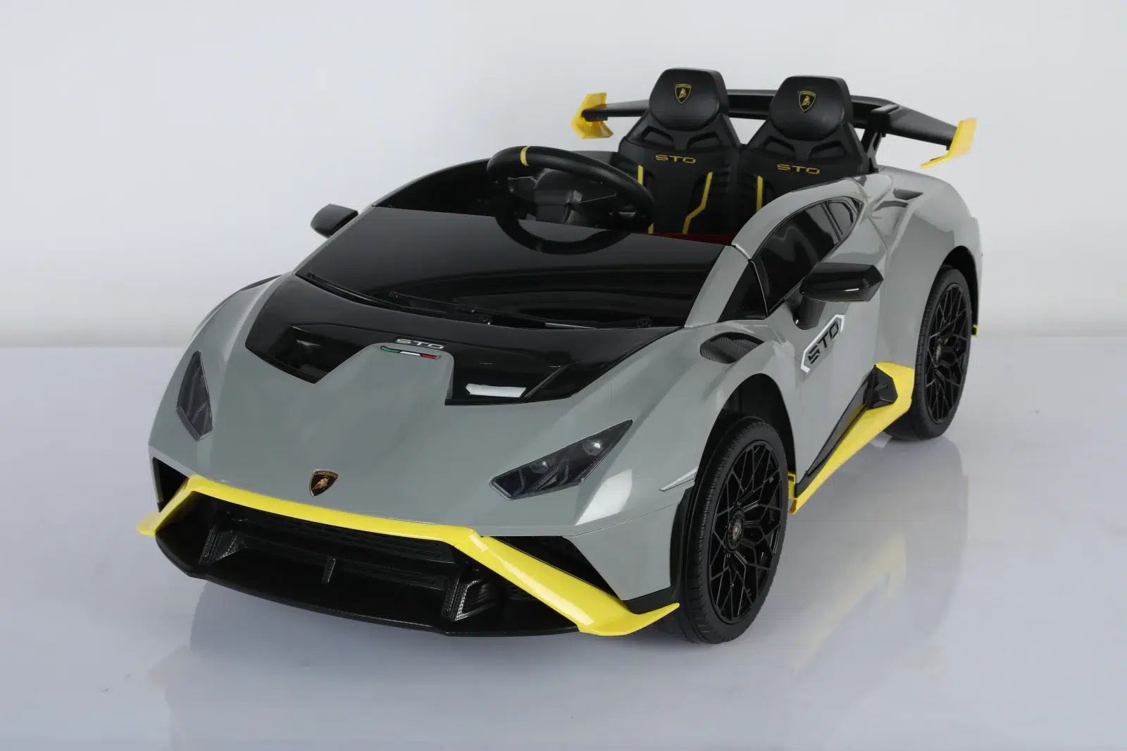 Лицензирана Акумулаторна Кола Lamborghini Huracan STO, Drift функция, 500W, 24V/4.5Ah, R/C 2.4G - Image 6