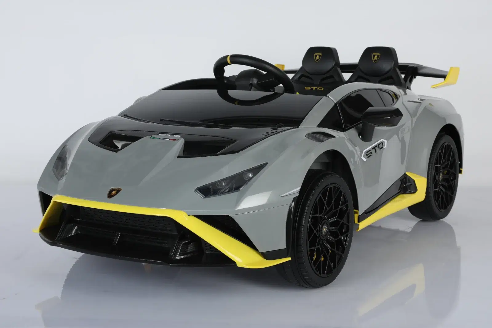 Лицензирана Акумулаторна Кола Lamborghini Huracan STO, Drift функция, 500W, 24V/4.5Ah, R/C 2.4G - Image 5