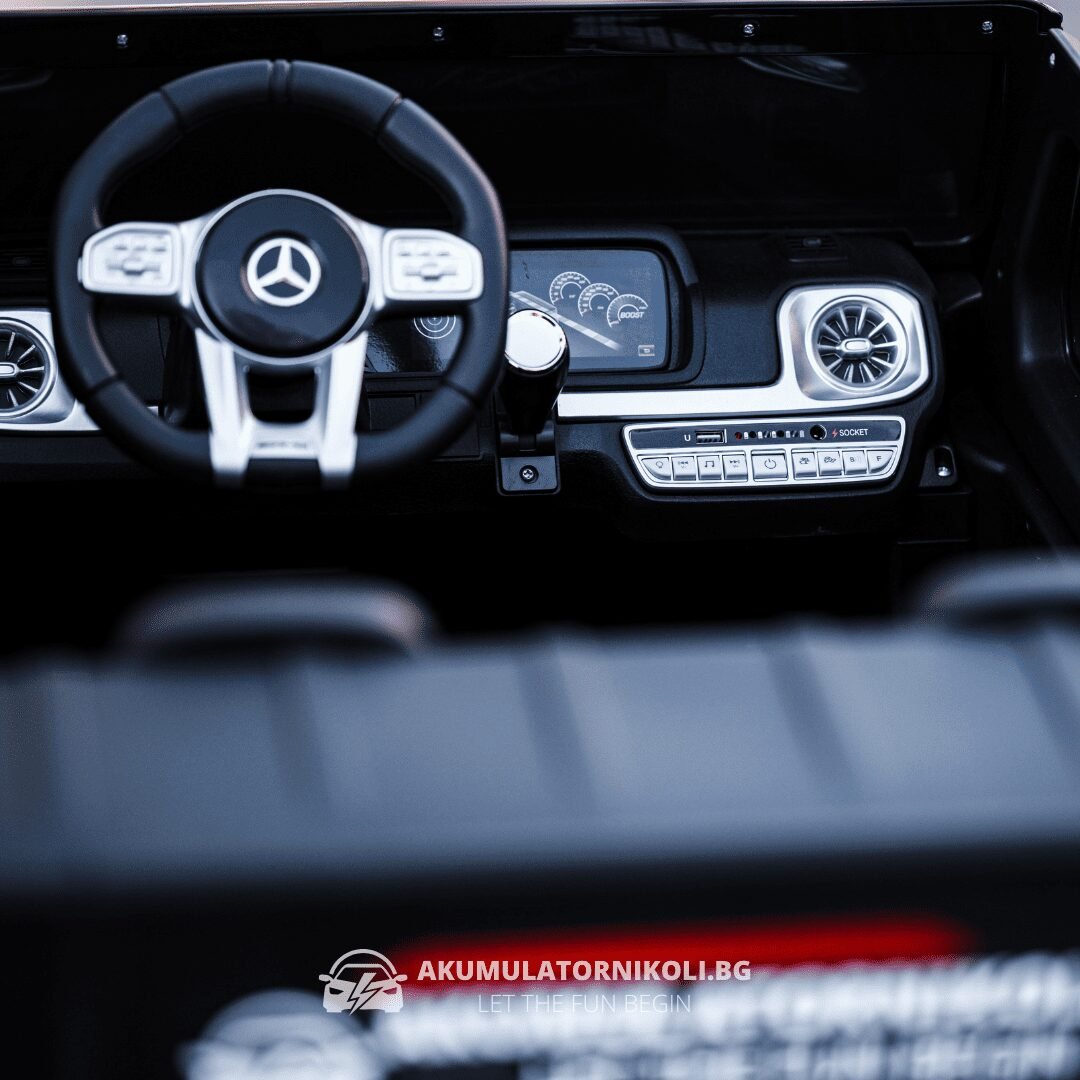 Лицензиран акумулаторен джип Mercedes G63 XXL, 4x4, 300W, 24V/7Ah, EVA гуми - Image 4