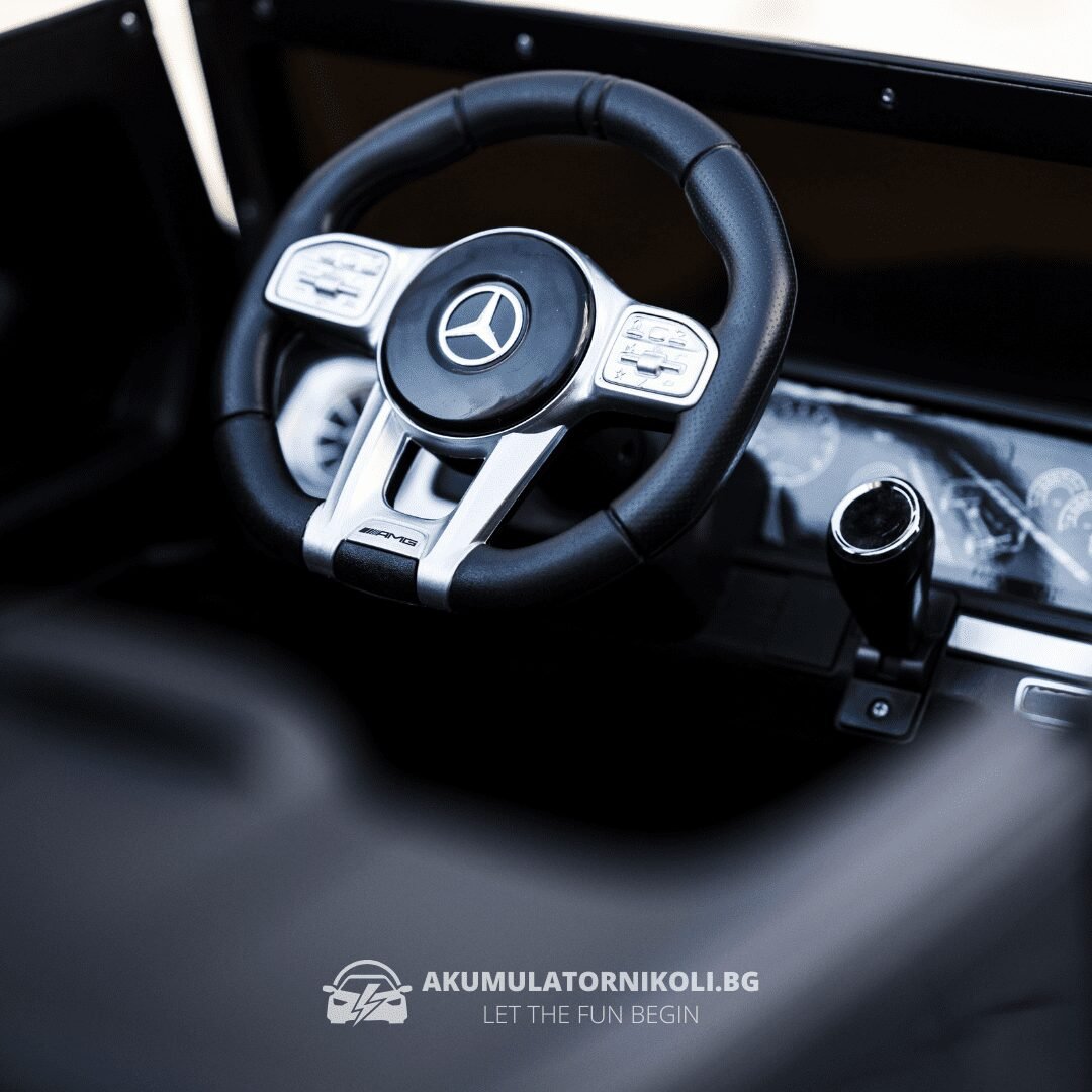 Лицензиран акумулаторен джип Mercedes G63 XXL, 4x4, 300W, 24V/7Ah, EVA гуми - Image 11