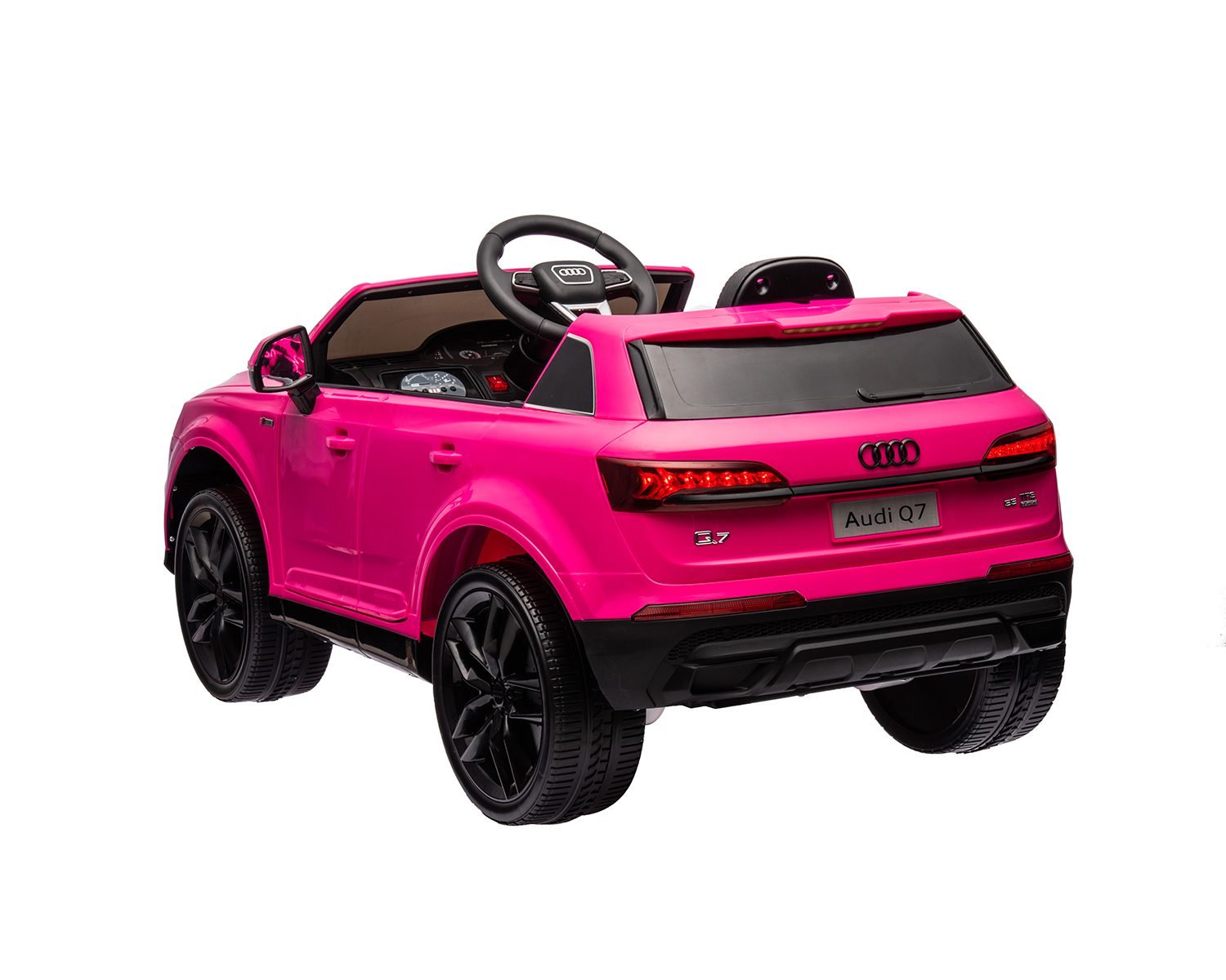 Лицензиран Акумулаторен Джип Audi Q7, 70W, 12V7AH, EVA гуми - Image 8