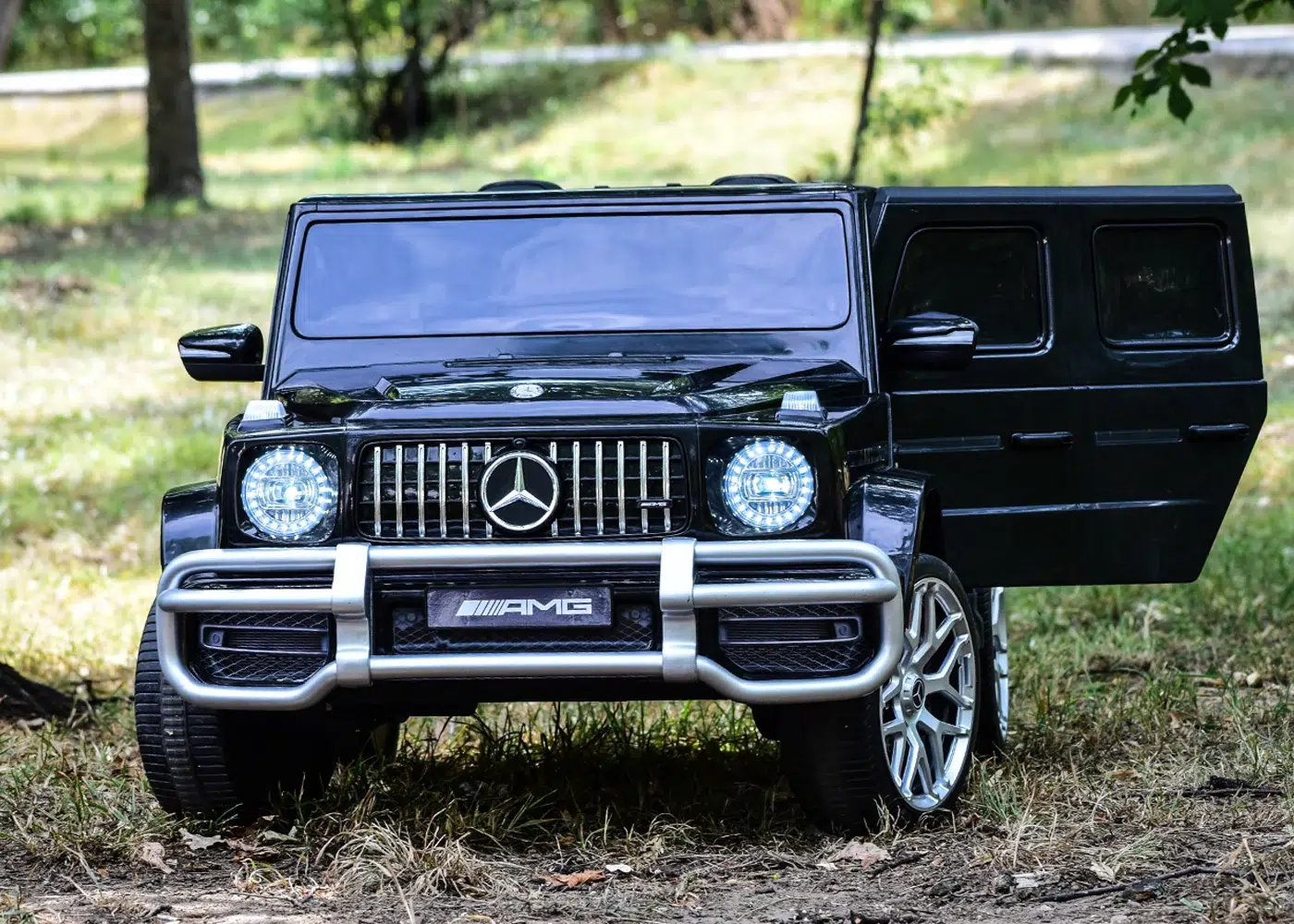 Лицензиран акумулаторен джип Mercedes G63 XXL, 4x4, 300W, 24V/7Ah, EVA гуми - Image 13