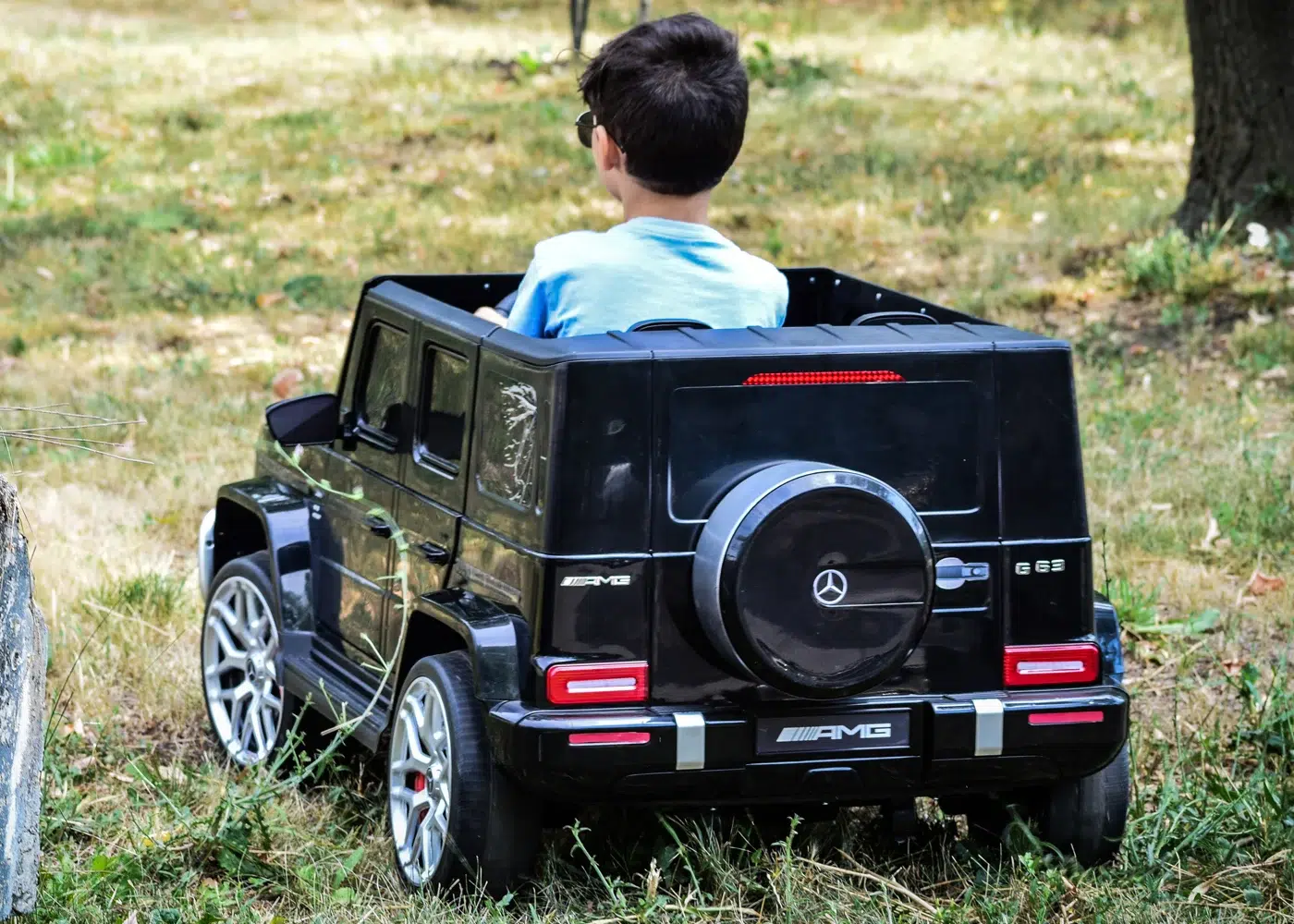 Лицензиран акумулаторен джип Mercedes G63 XXL, 4x4, 300W, 24V/7Ah, EVA гуми - Image 15