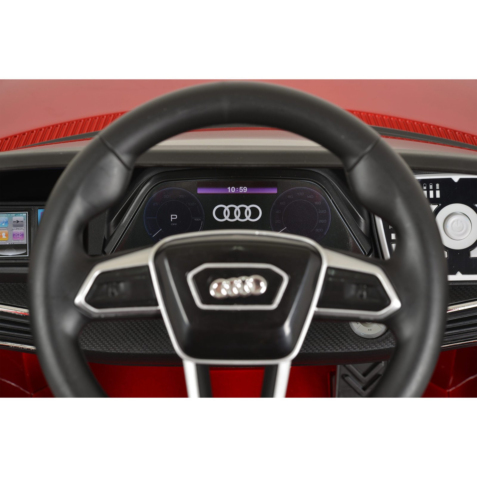 Лицензирана Акумулаторна Кола Audi RS e-tron, 12V/7Ah, EVA гуми, R/C 2.4G - Image 7