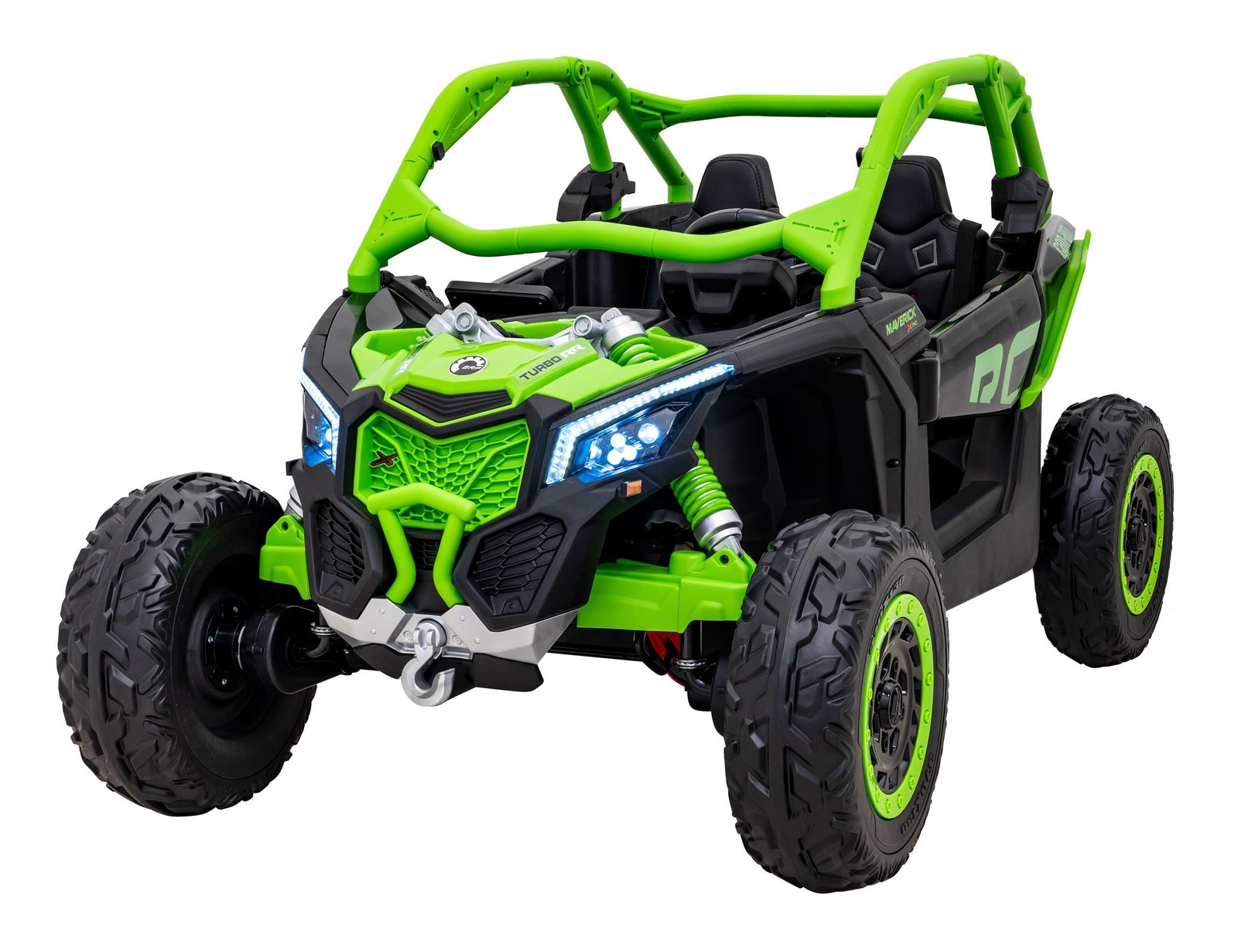 Лицензирано Акумулаторно UTV Can-Am Maverick Turbo RR, 4х4, 800W, 24V/7Ah, EVA гуми, R/C 2.4G - Image 2