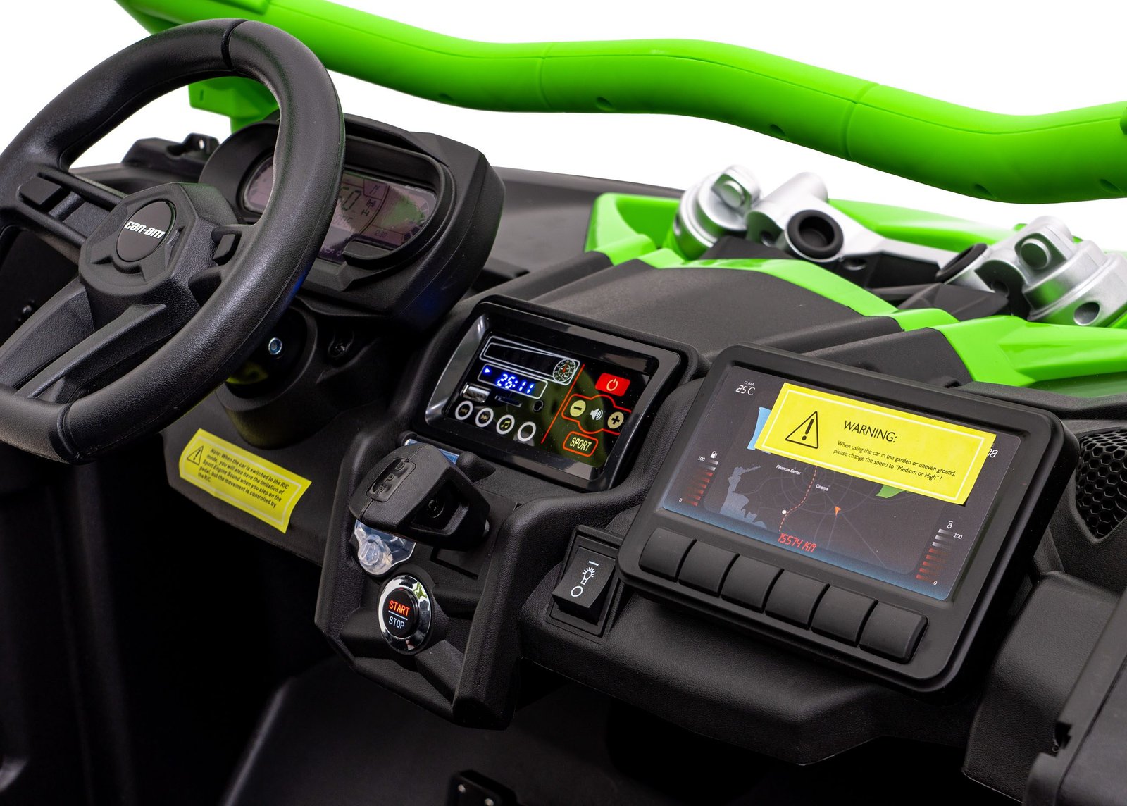 Лицензирано Акумулаторно UTV Can-Am Maverick Turbo RR, 4х4, 800W, 24V/7Ah, EVA гуми, R/C 2.4G - Image 16