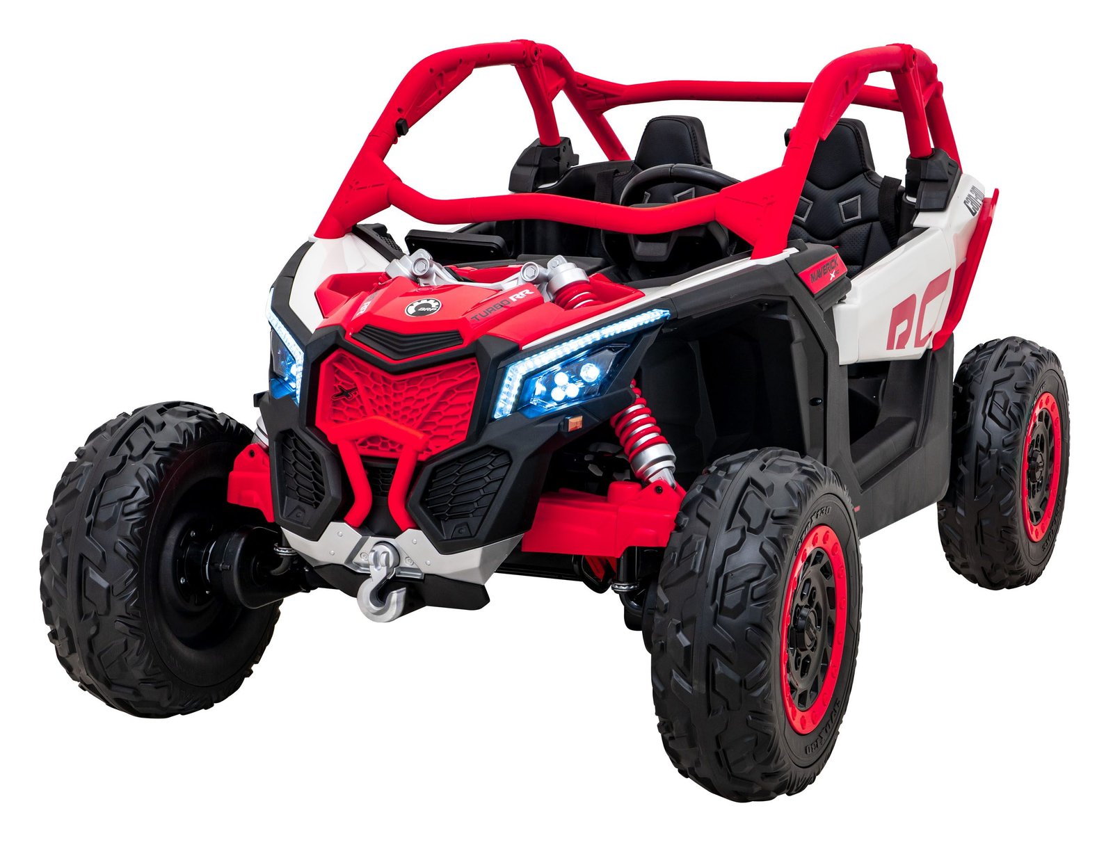 Лицензирано Акумулаторно UTV Can-Am Maverick Turbo RR, 4х4, 800W, 24V/7Ah, EVA гуми, R/C 2.4G - Image 2