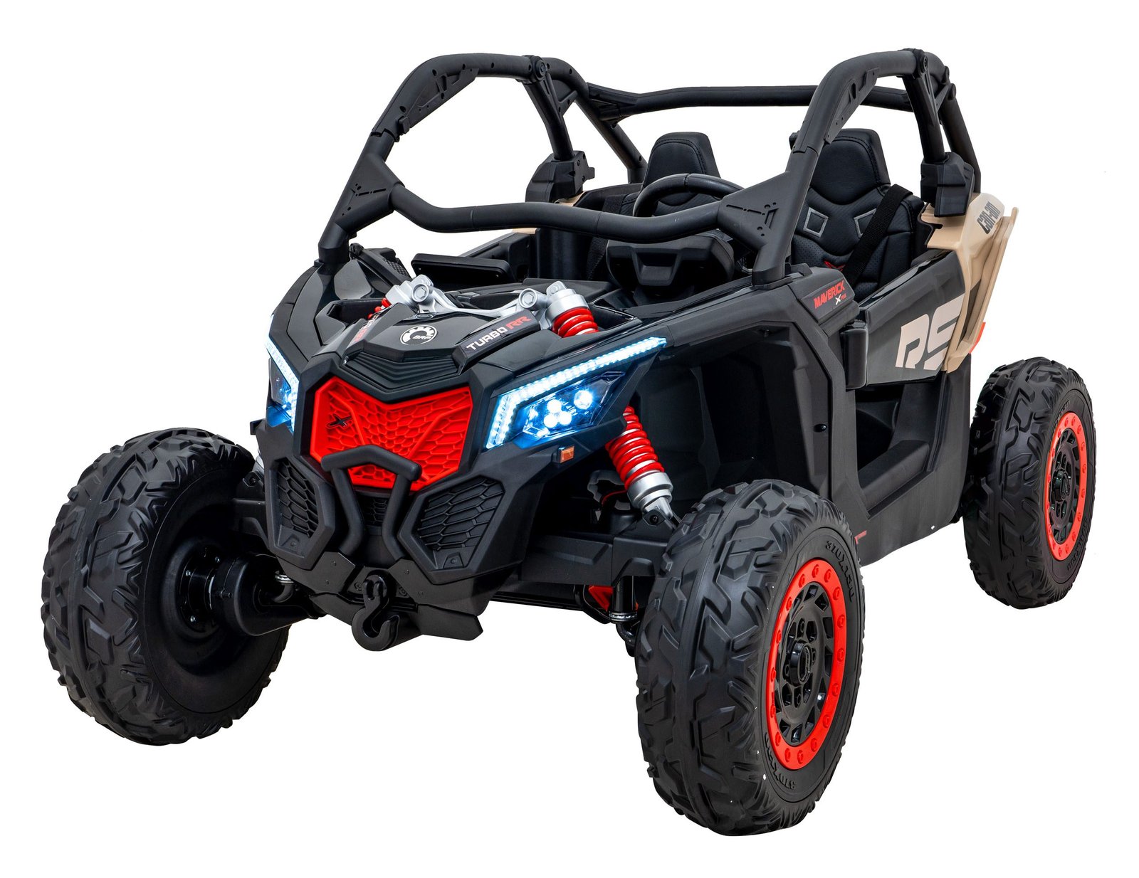 Лицензирано Акумулаторно UTV Can-Am Maverick Turbo RR, 4х4, 800W, 24V/7Ah, EVA гуми, R/C 2.4G - Image 2