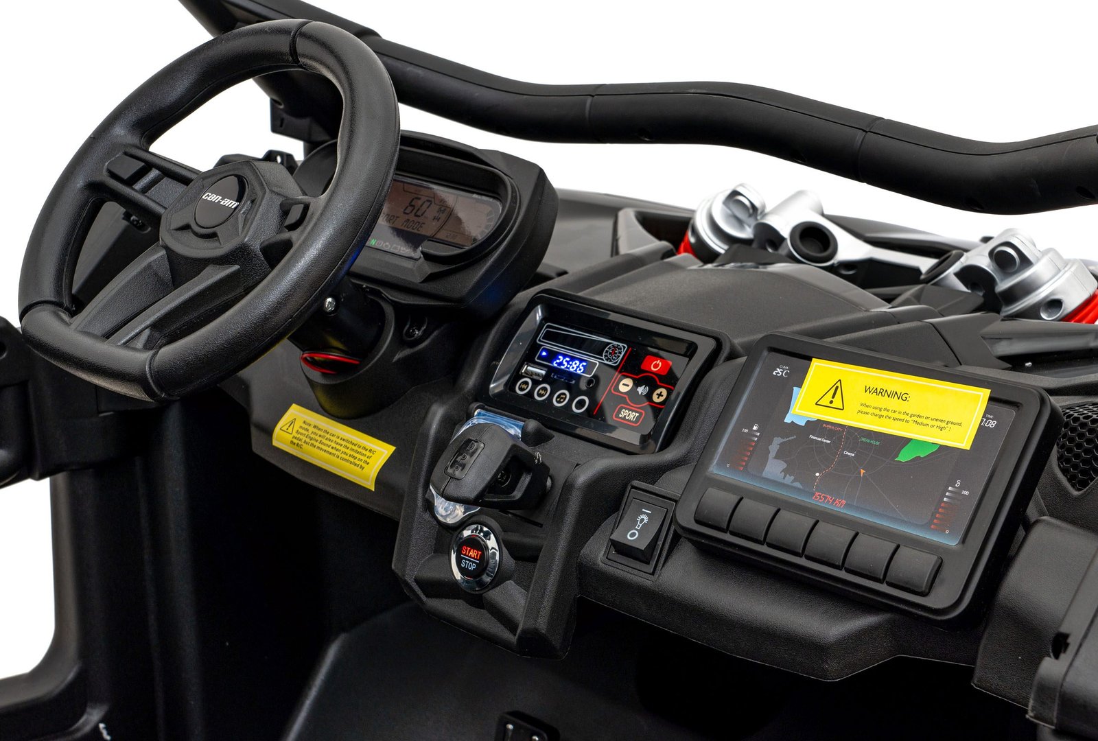 Лицензирано Акумулаторно UTV Can-Am Maverick Turbo RR, 4х4, 800W, 24V/7Ah, EVA гуми, R/C 2.4G - Image 18