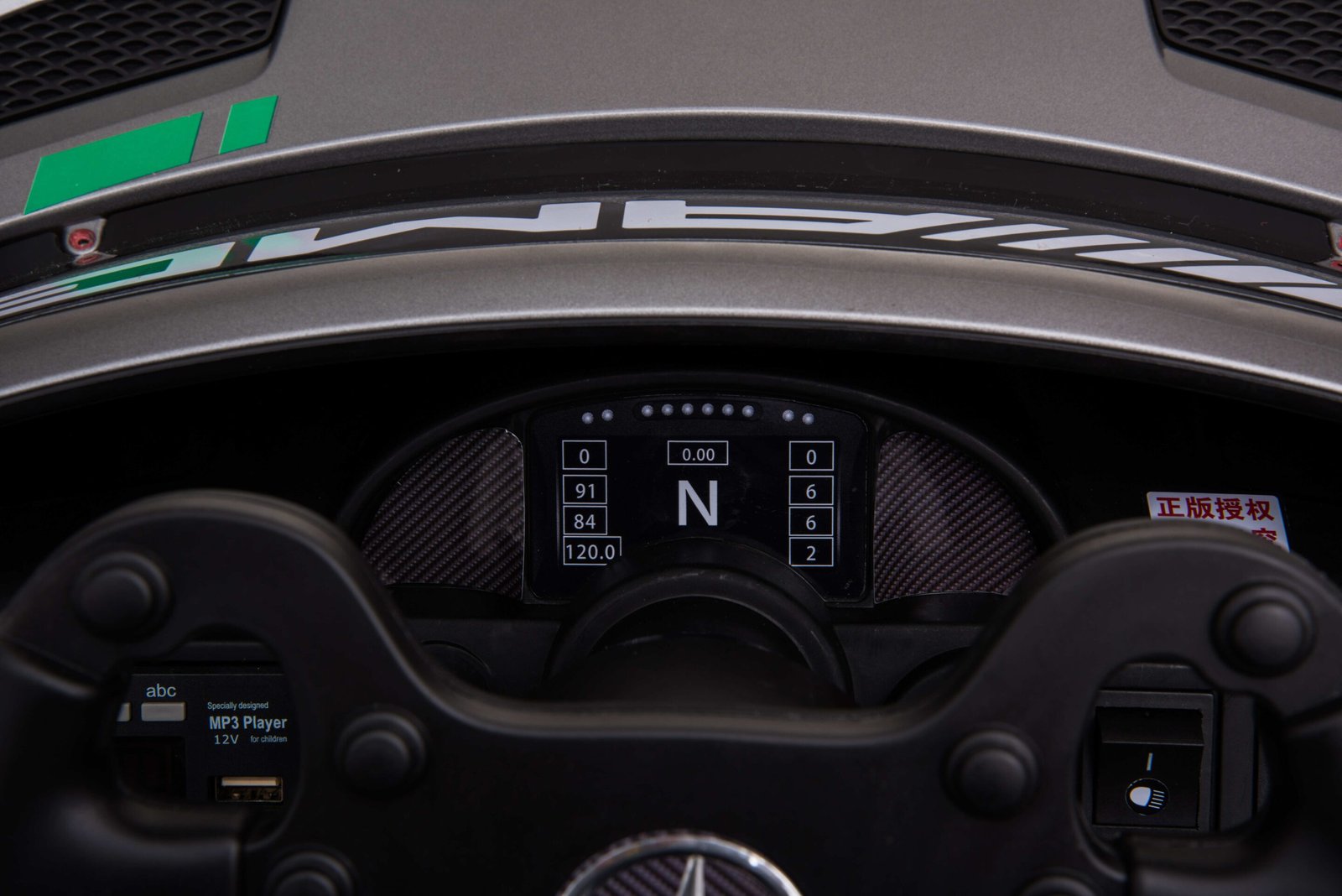 Лицензирана Акумулаторна Кола Mercedes GT4 EVO, 100W, 12V/7Ah, EVA гуми, R/C 2.4 - Image 14