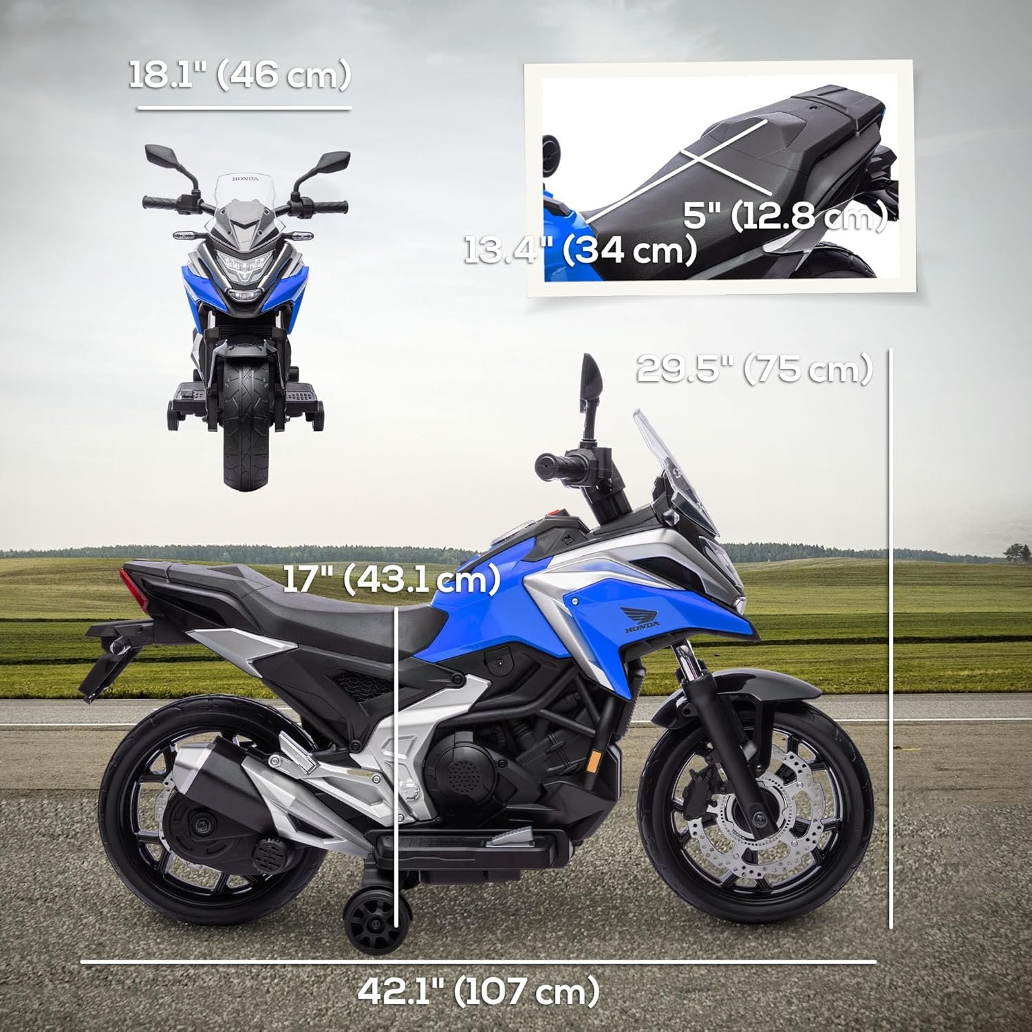 Лицензиран Акумулаторен Мотор Honda NC750X, 80W, 12V4.5AH - Image 4