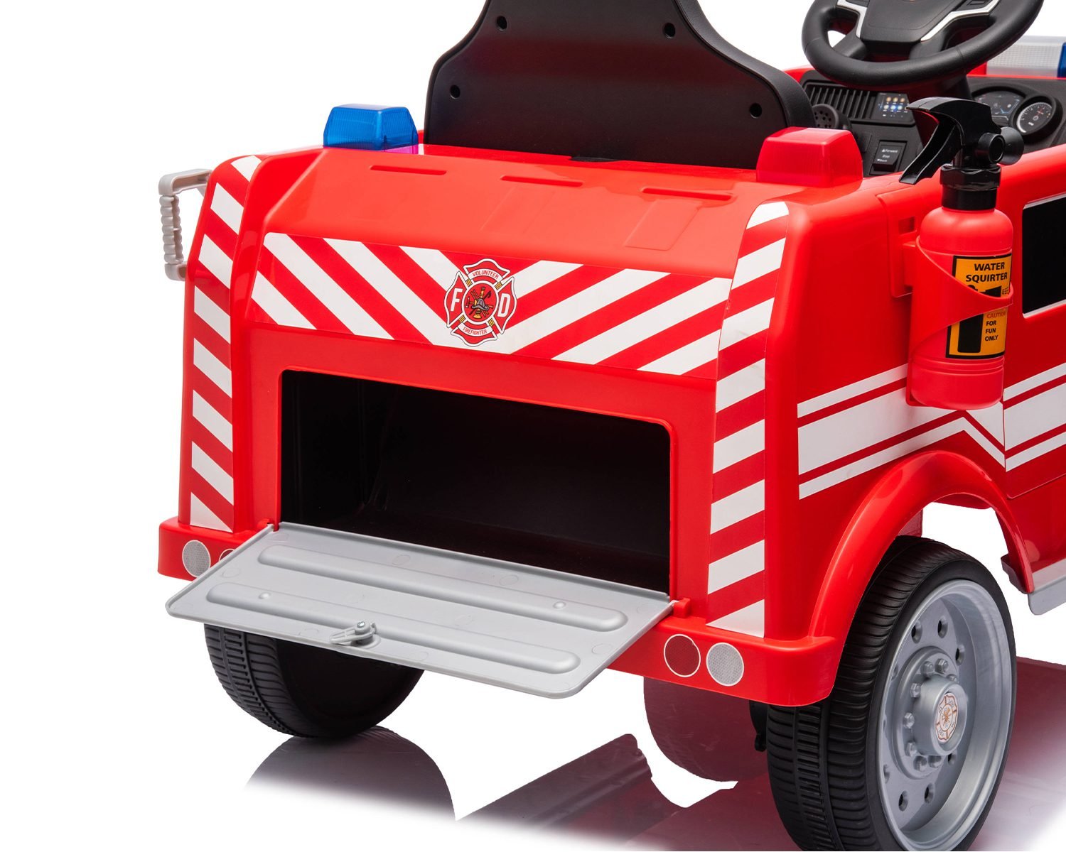 Детска Акумулаторна Пожарна Little Fire, 80W, 12V4AH, EVA гуми - Image 6
