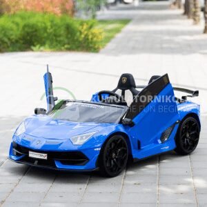 Лицензирана акумулаторна кола Lamborghini Aventador 2026, 24V7AH, 600W, R/C 2.4 G, EVA гуми
