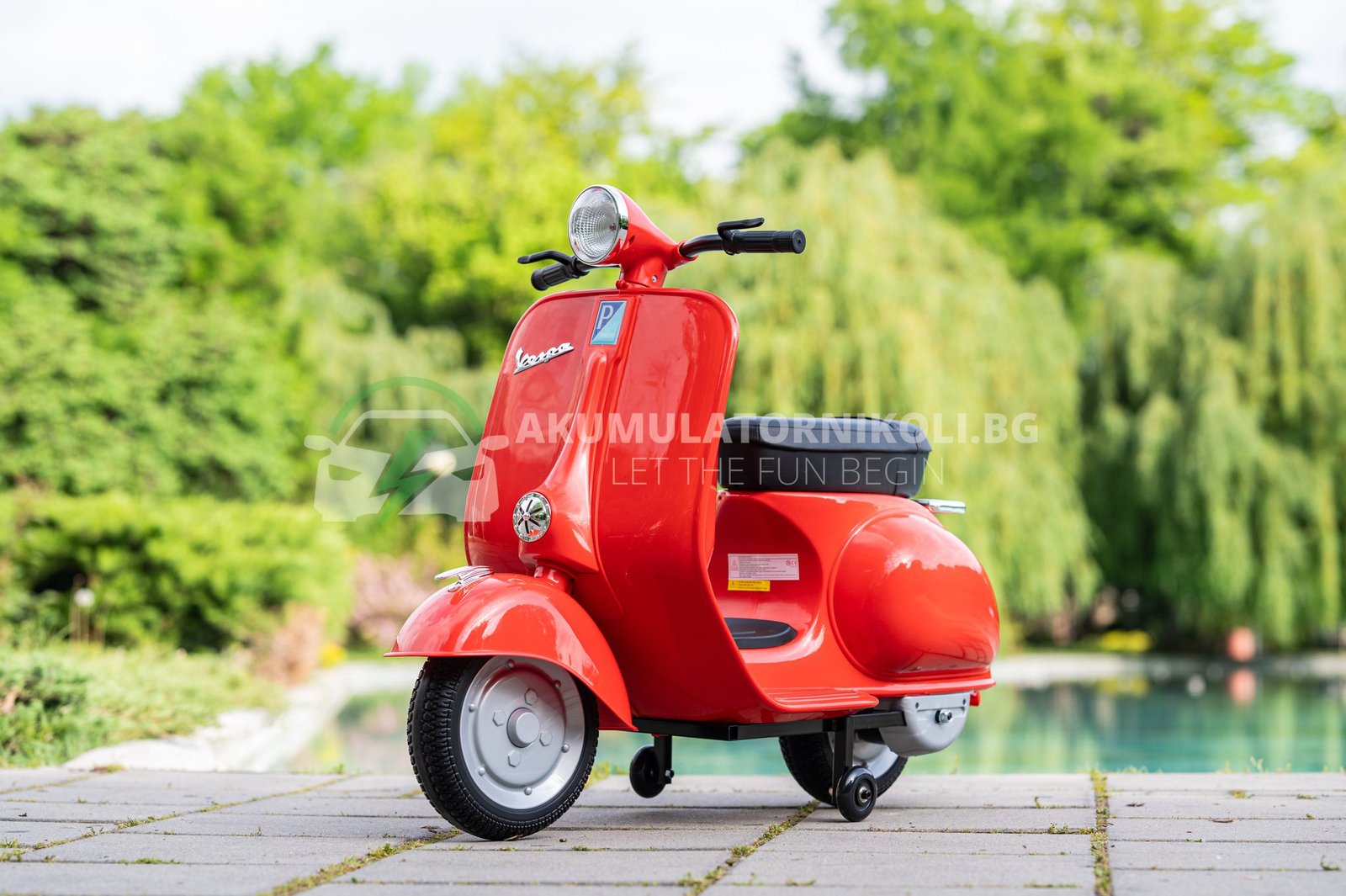 Лицензиран Акумулаторен Мотор, Piaggio VESPA 150 VL1T, 110W, 12V/7AH, EVA Гуми - Image 4