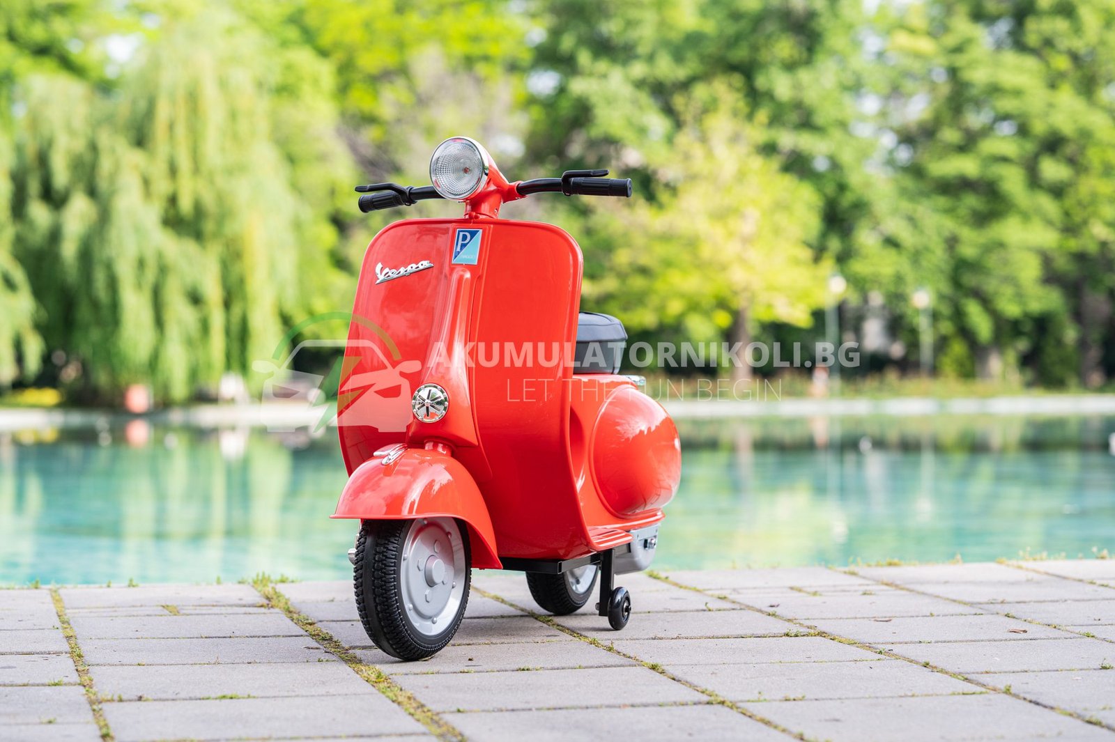 Лицензиран Акумулаторен Мотор, Piaggio VESPA 150 VL1T, 110W, 12V/7AH, EVA Гуми - Image 5