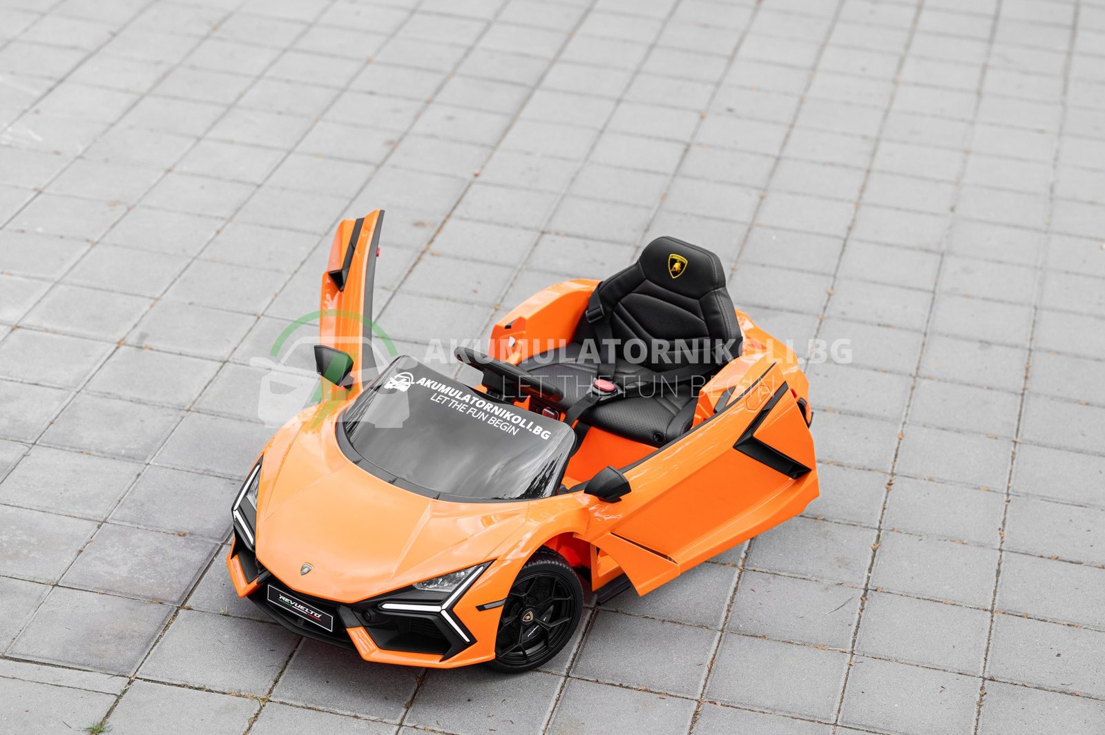 Лицензирана Акумулаторна Кола Lamborghini Revuelto 2025, 4x4, 200W, 12V/7AH, R/C 2,4G, EVA Гуми - Image 3