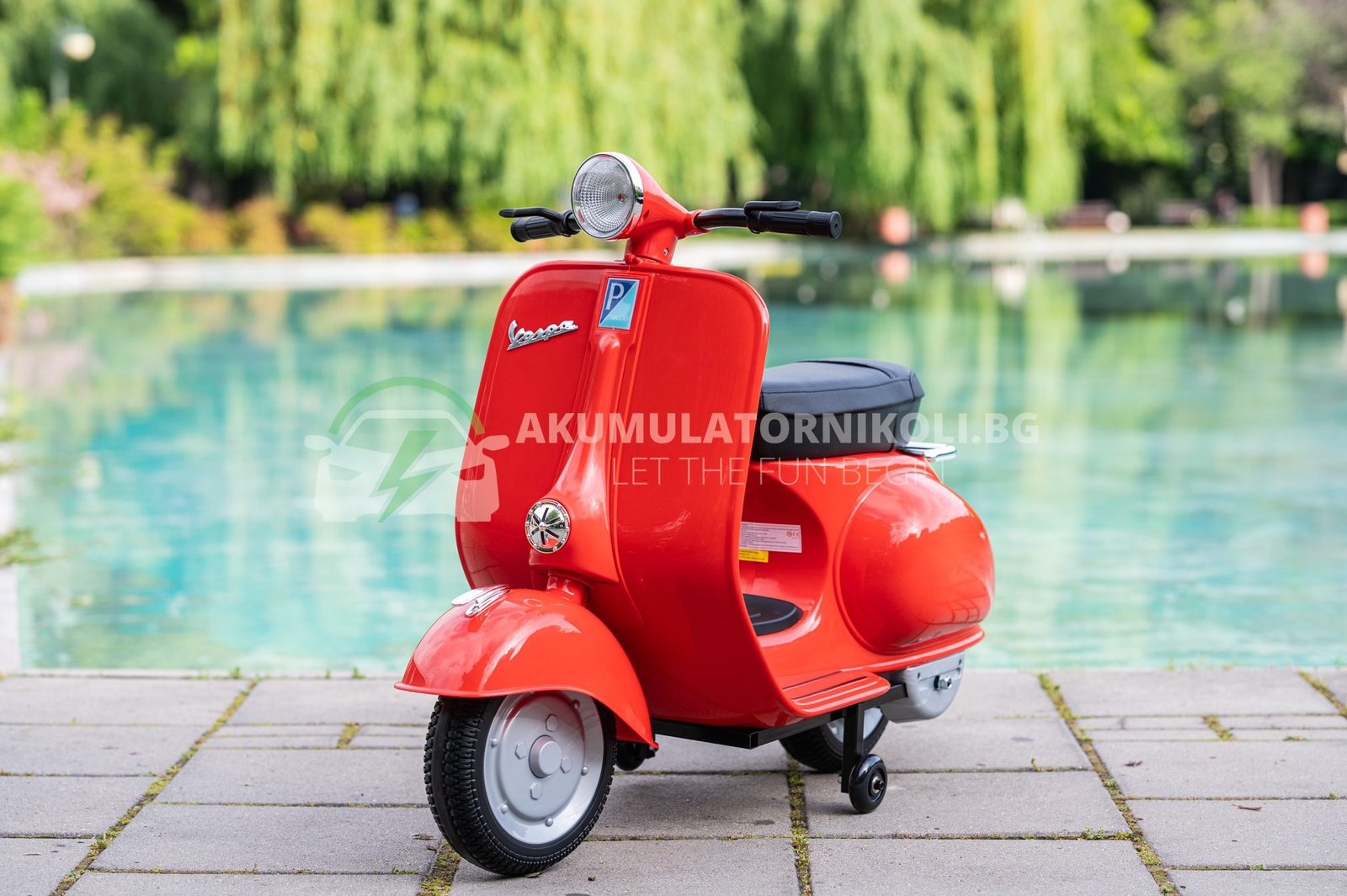 Лицензиран Акумулаторен Мотор, Piaggio VESPA 150 VL1T, 110W, 12V/7AH, EVA Гуми - Image 7