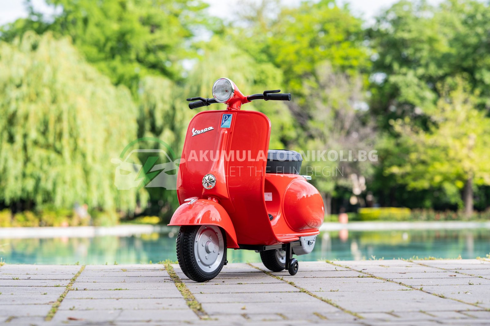 Лицензиран Акумулаторен Мотор, Piaggio VESPA 150 VL1T, 110W, 12V/7AH, EVA Гуми - Image 8