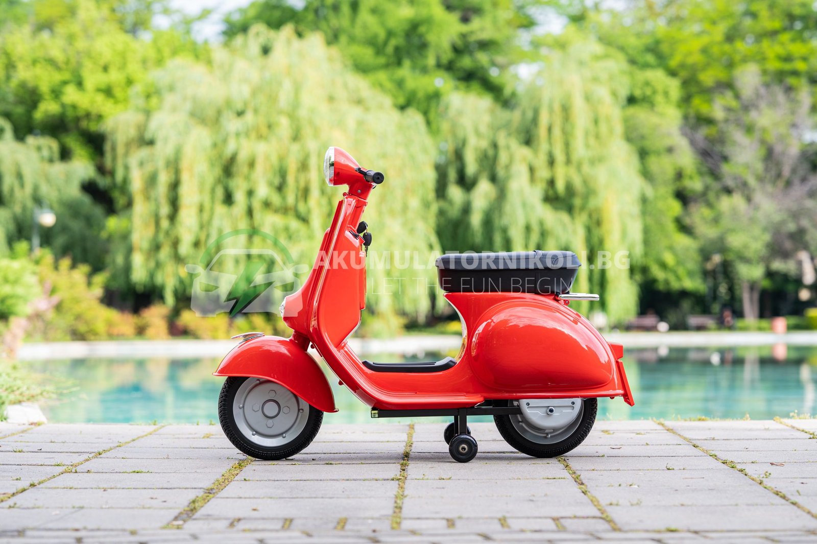 Лицензиран Акумулаторен Мотор, Piaggio VESPA 150 VL1T, 110W, 12V/7AH, EVA Гуми - Image 9