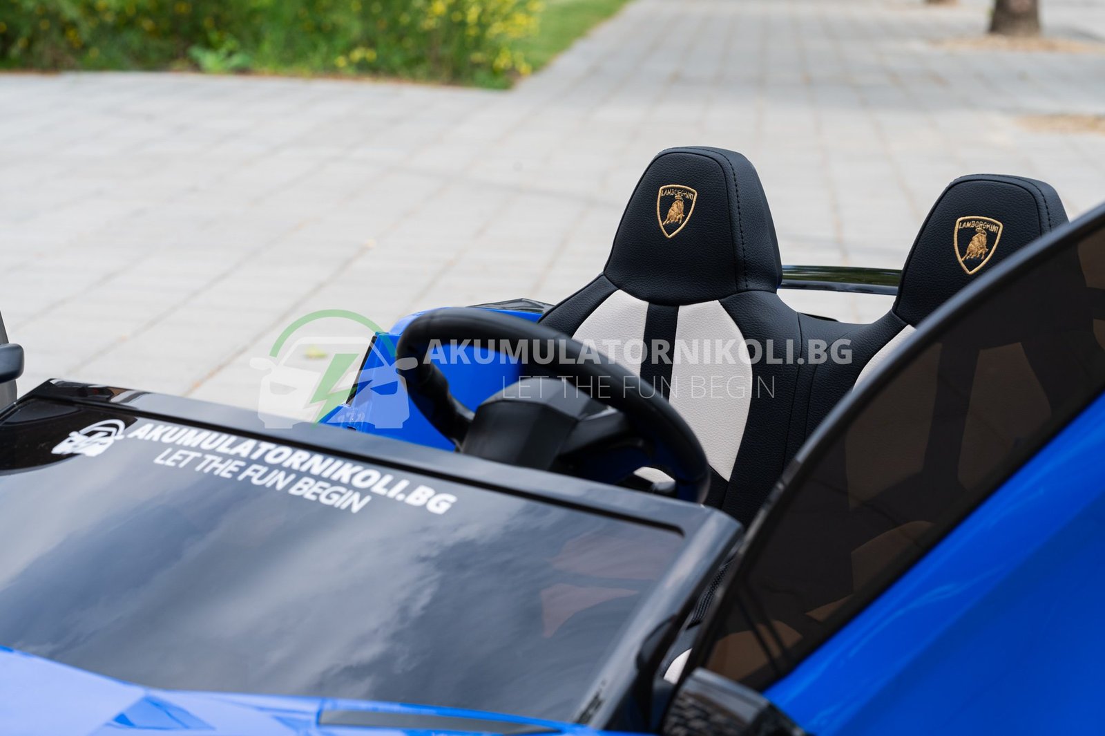 Лицензирана акумулаторна кола Lamborghini Aventador 2026, 24V7AH, 600W, R/C 2.4 G, EVA гуми - Image 2