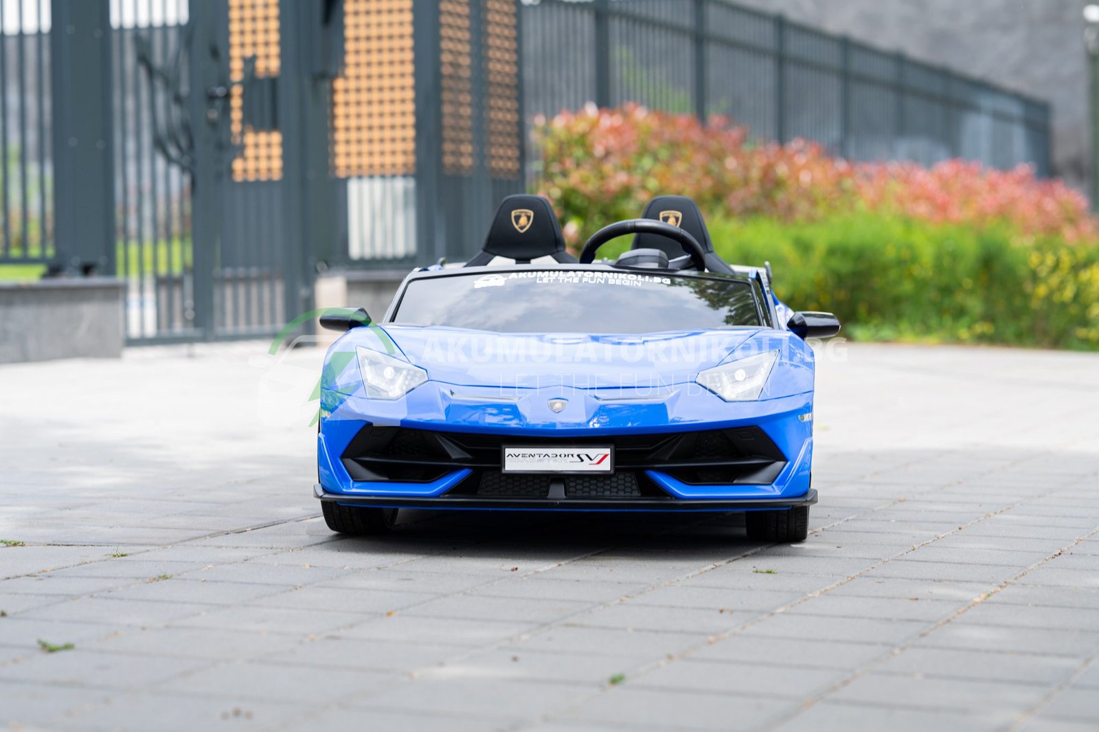 Лицензирана акумулаторна кола Lamborghini Aventador 2026, 24V7AH, 600W, R/C 2.4 G, EVA гуми - Image 4