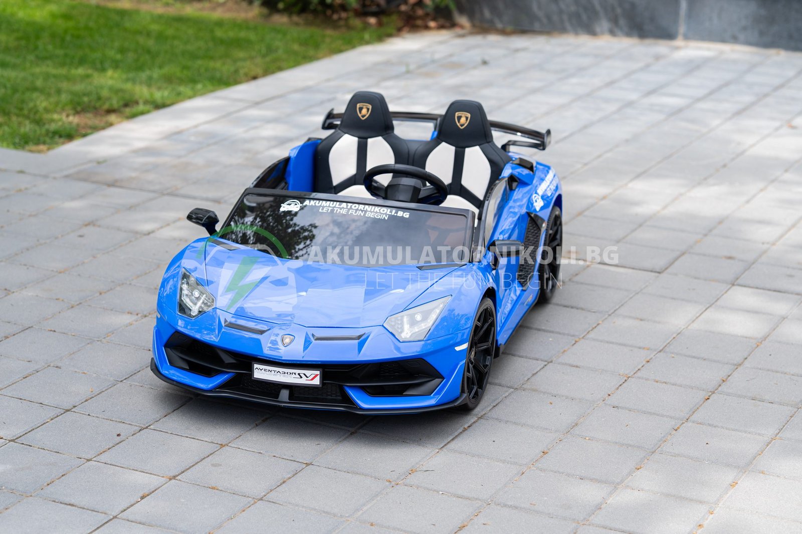 Лицензирана акумулаторна кола Lamborghini Aventador 2026, 24V7AH, 600W, R/C 2.4 G, EVA гуми - Image 11