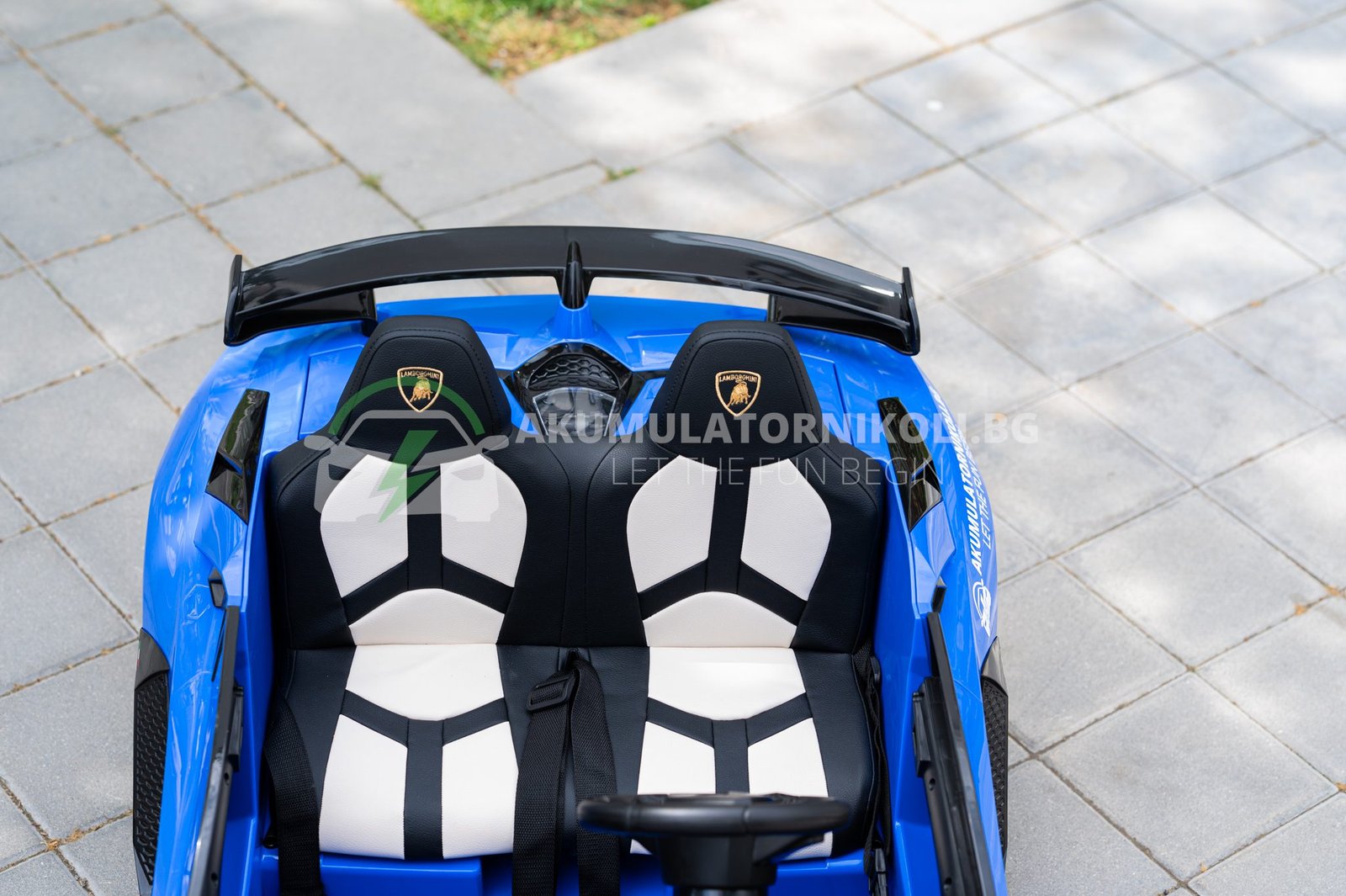 Лицензирана акумулаторна кола Lamborghini Aventador 2026, 24V7AH, 600W, R/C 2.4 G, EVA гуми - Image 12
