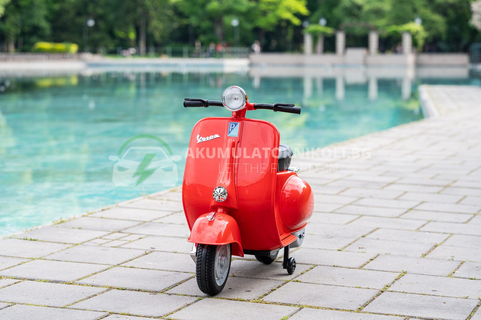Лицензиран Акумулаторен Мотор, Piaggio VESPA 150 VL1T, 110W, 12V/7AH, EVA Гуми - Image 11