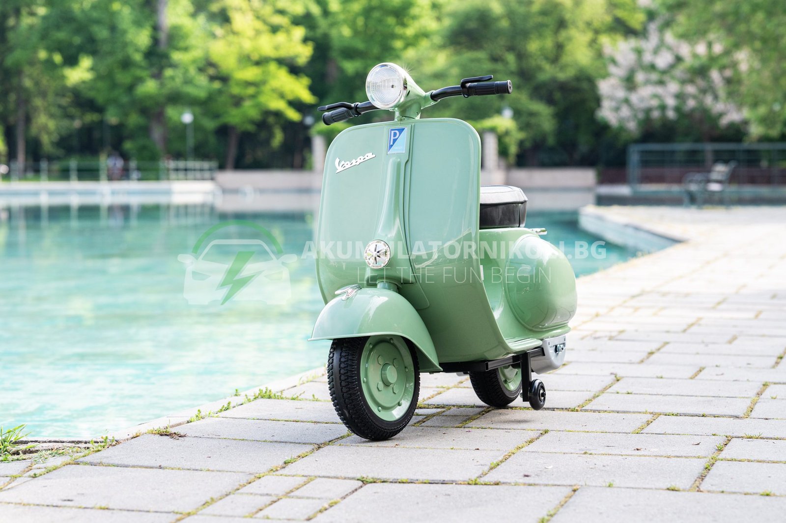 Лицензиран Акумулаторен Мотор, Piaggio VESPA 150 VL1T, 110W, 12V/7AH, EVA Гуми - Image 5