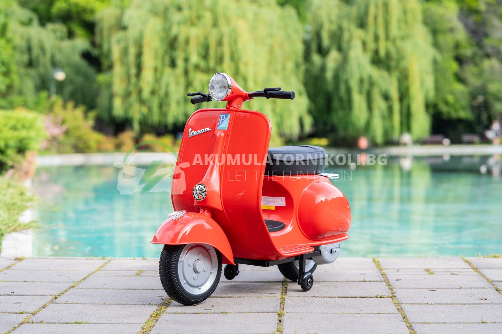 Лицензиран Акумулаторен Мотор, Piaggio VESPA 150 VL1T, 110W, 12V/7AH, EVA Гуми - Image 2