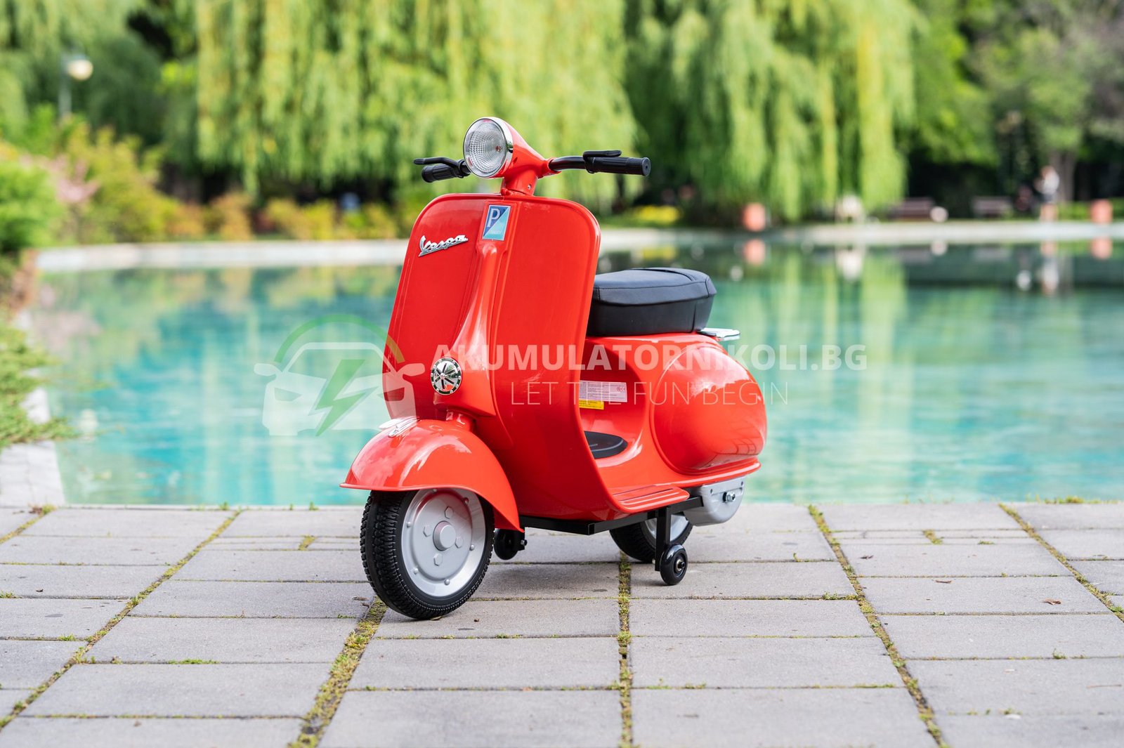 Лицензиран Акумулаторен Мотор, Piaggio VESPA 150 VL1T, 110W, 12V/7AH, EVA Гуми - Image 13