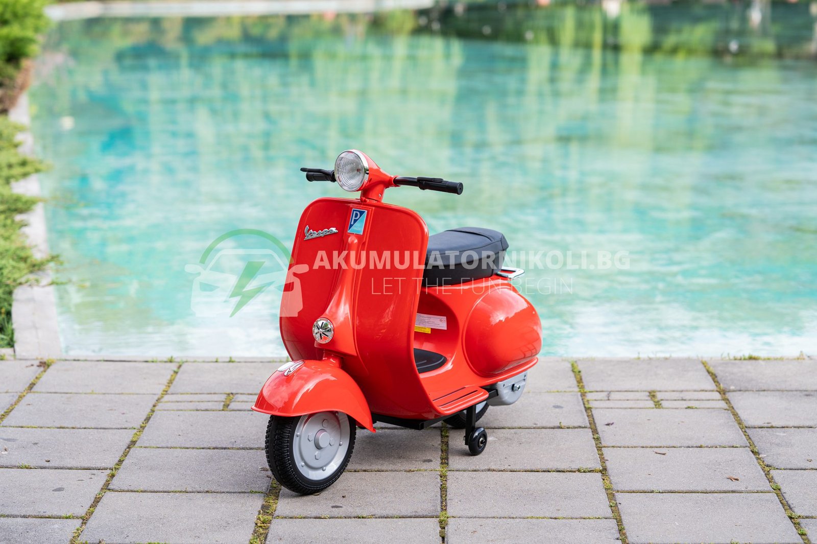 Лицензиран Акумулаторен Мотор, Piaggio VESPA 150 VL1T, 110W, 12V/7AH, EVA Гуми - Image 3