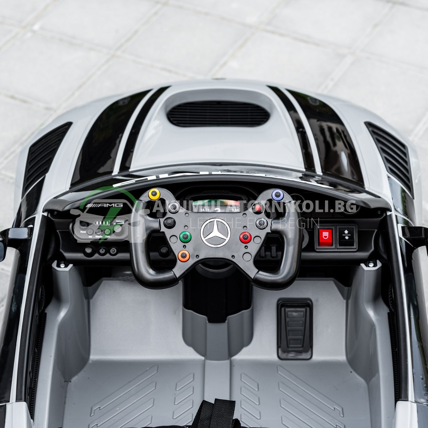 Лицензирана Акумулаторна Кола Mercedes-Benz GT3 EVO 2026, 100W, 12V/4.5Ah, EVA гуми, R/C 2.4G - Image 10