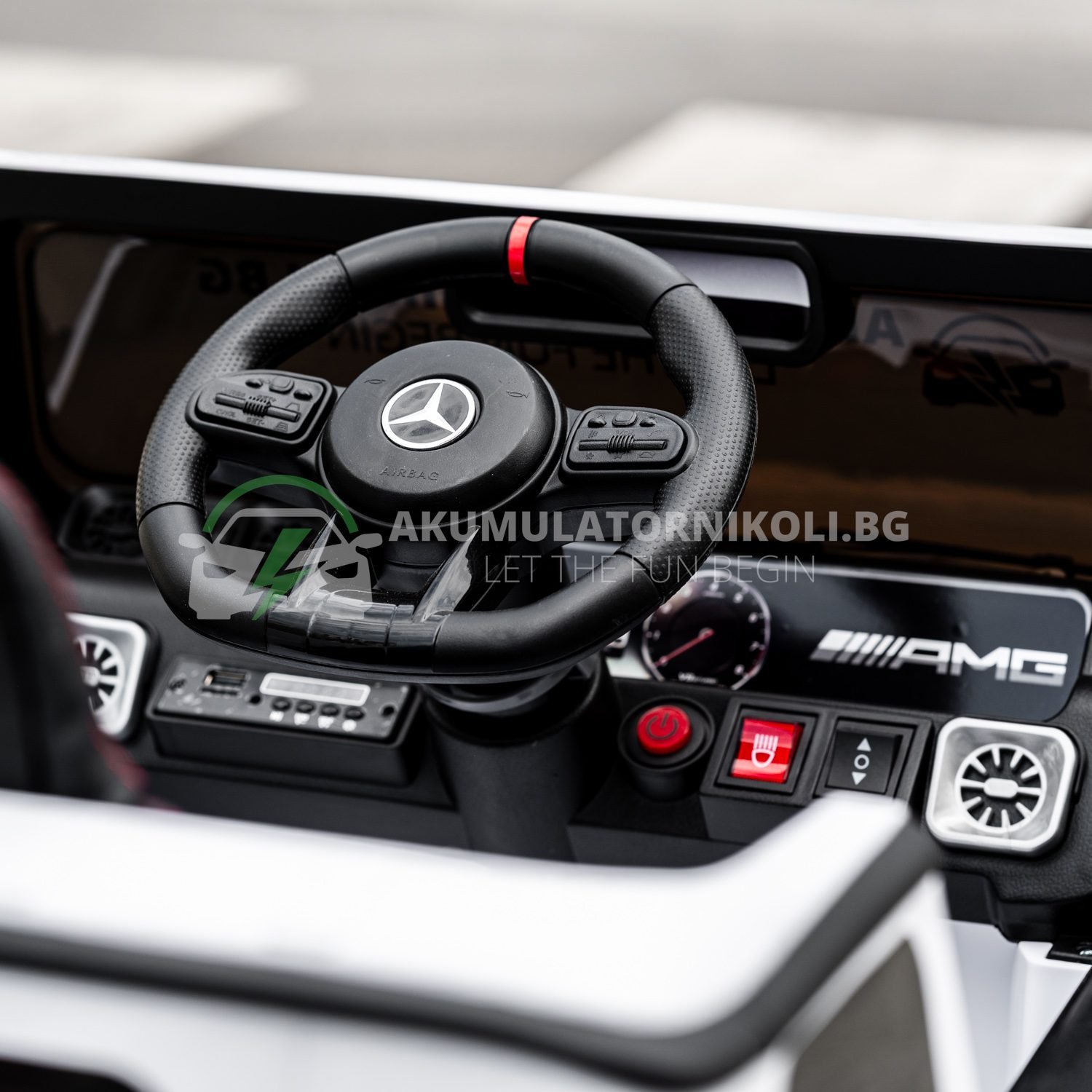 Лицензиран Акумулаторен Джип Mercedes-Benz G63 2026, 110W, 12V7Ah, EVA гуми, R/C 2.4G - Image 8