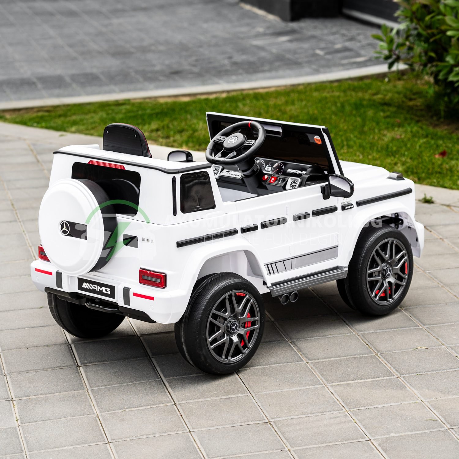 Лицензиран Акумулаторен Джип Mercedes-Benz G63 2026, 110W, 12V7Ah, EVA гуми, R/C 2.4G - Image 5