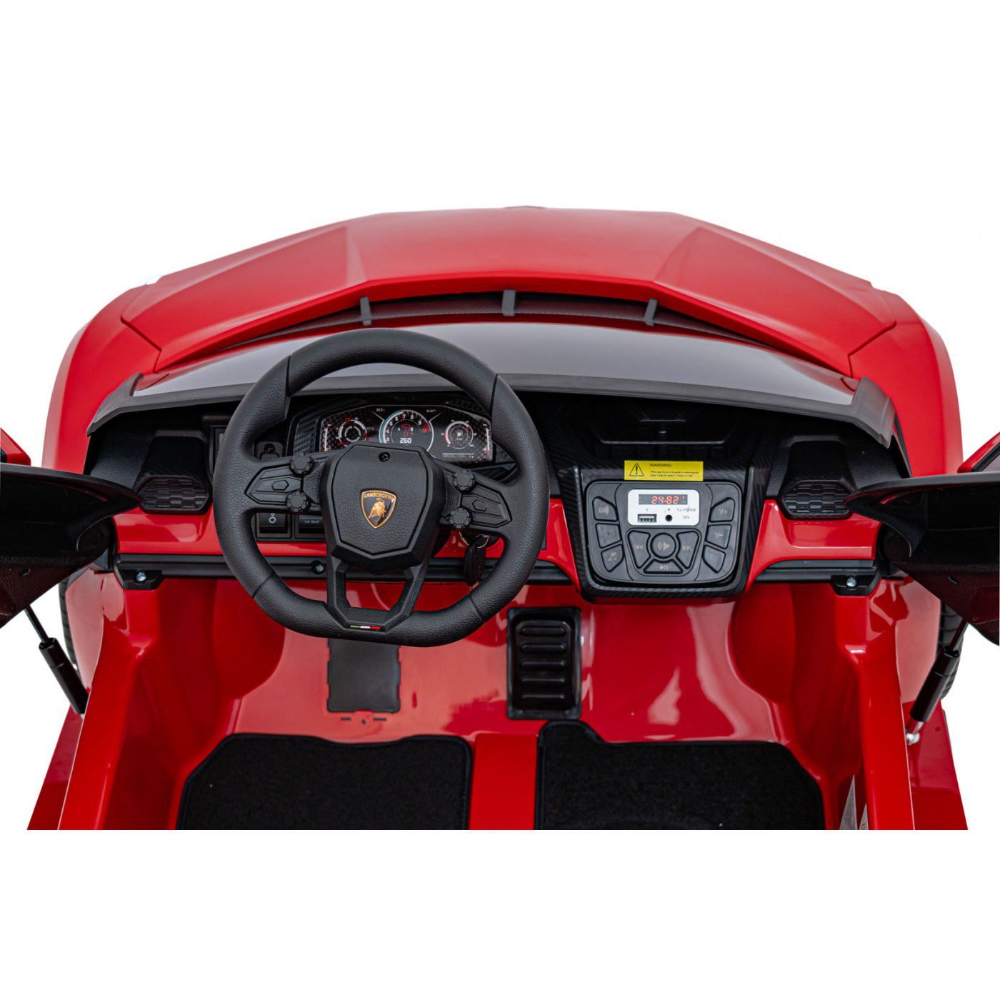 Лицензирана акумулаторна кола Lamborghini Revuelto XL, MP4, 24V7AH, 800W, EVA гуми - Image 17